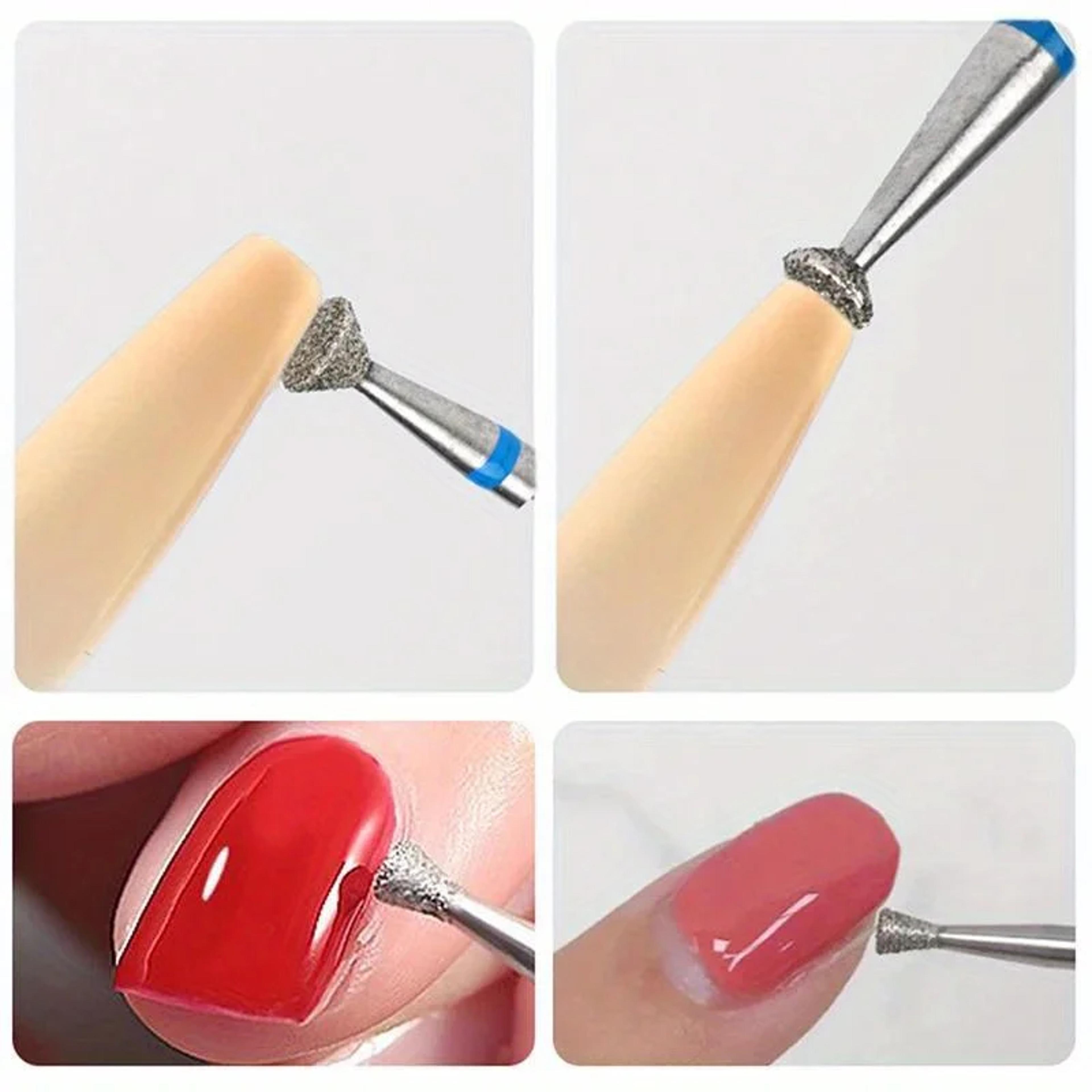 Professional Electric Nail Drill With Diamond Nail Bits  Cuticle Cutter 1