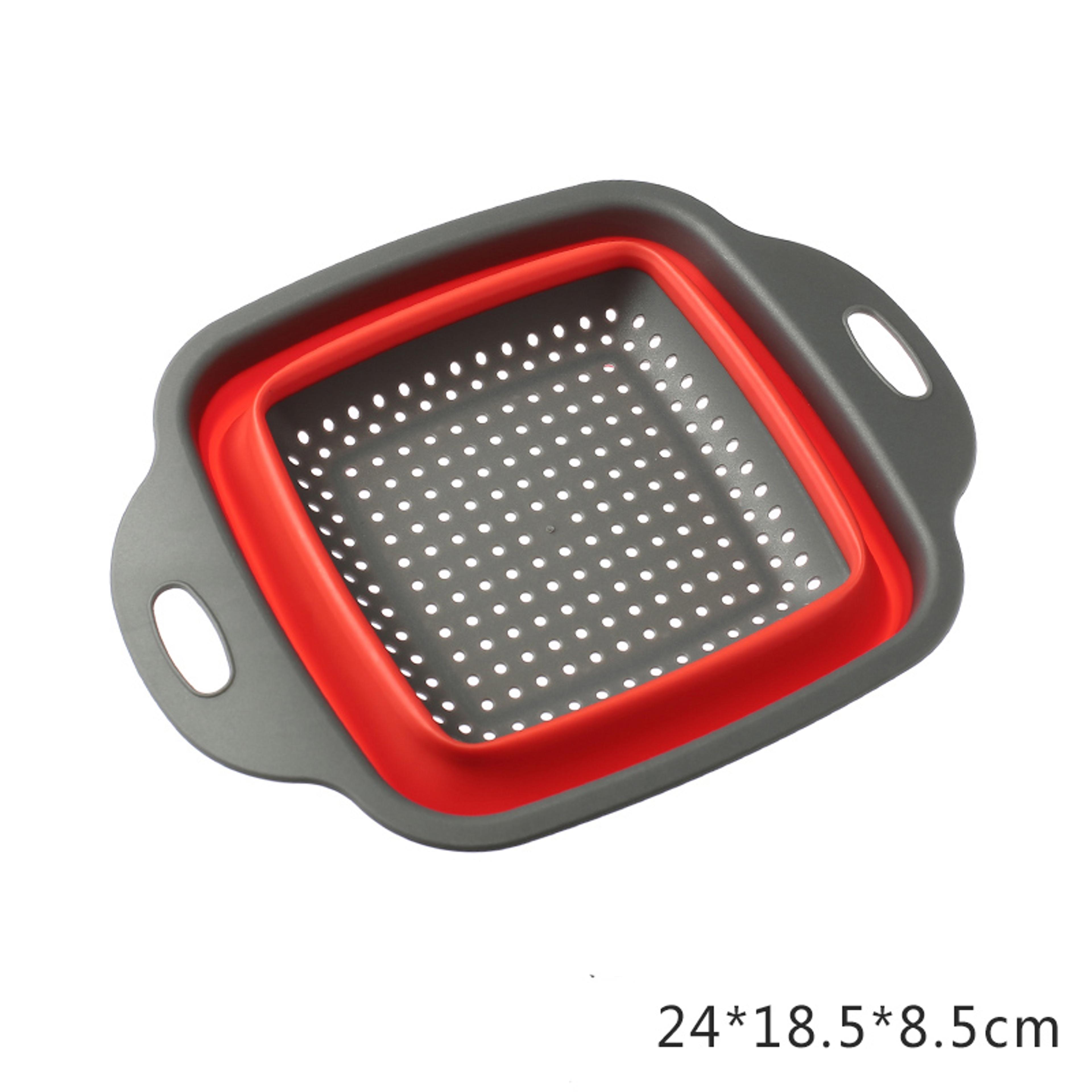 Collapsible Vegetable Washing Basket Portable Foldable Colander With Drain Filter 6