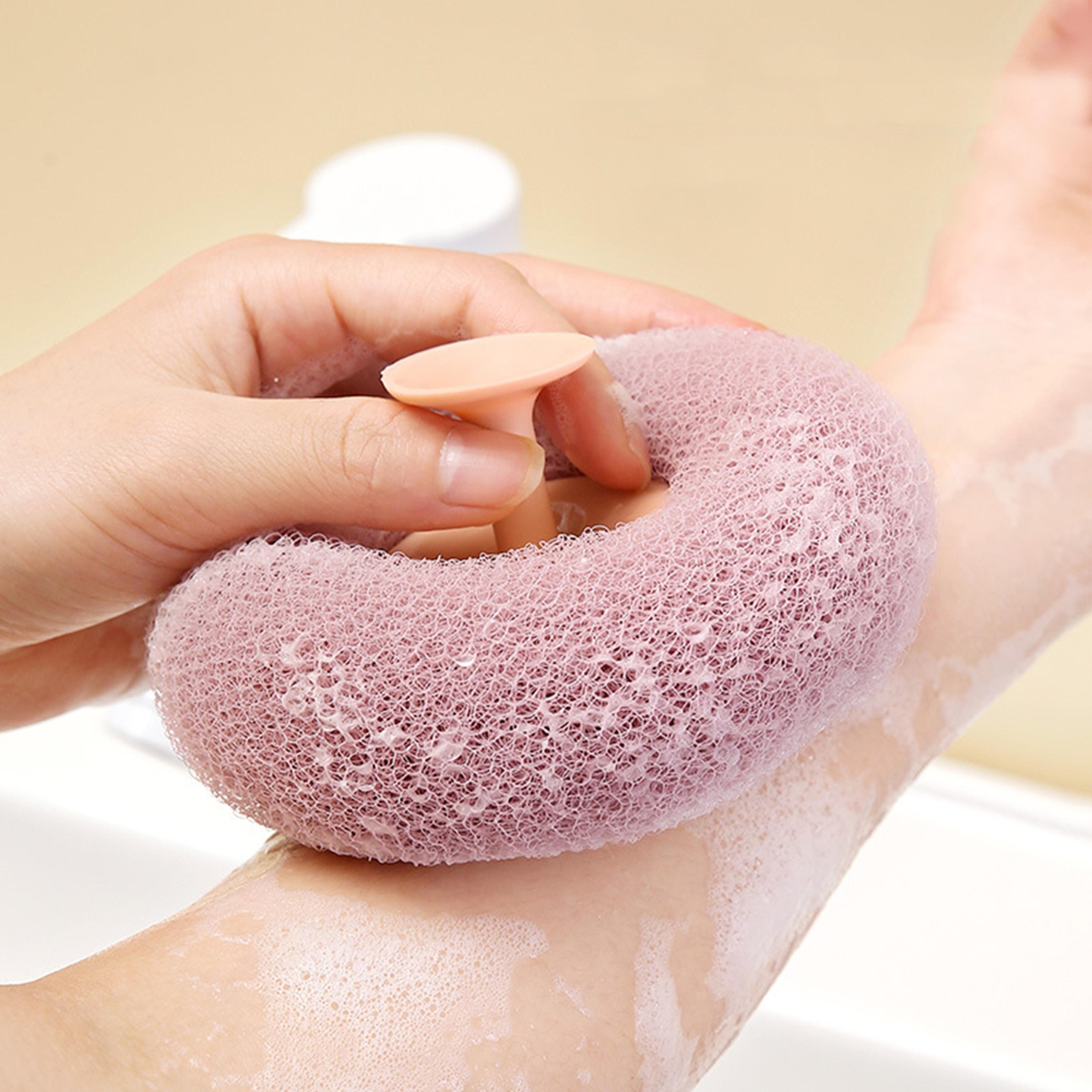 Soft Mesh Shower Loofah Sponge Ball For Gentle Body Exfoliation 2