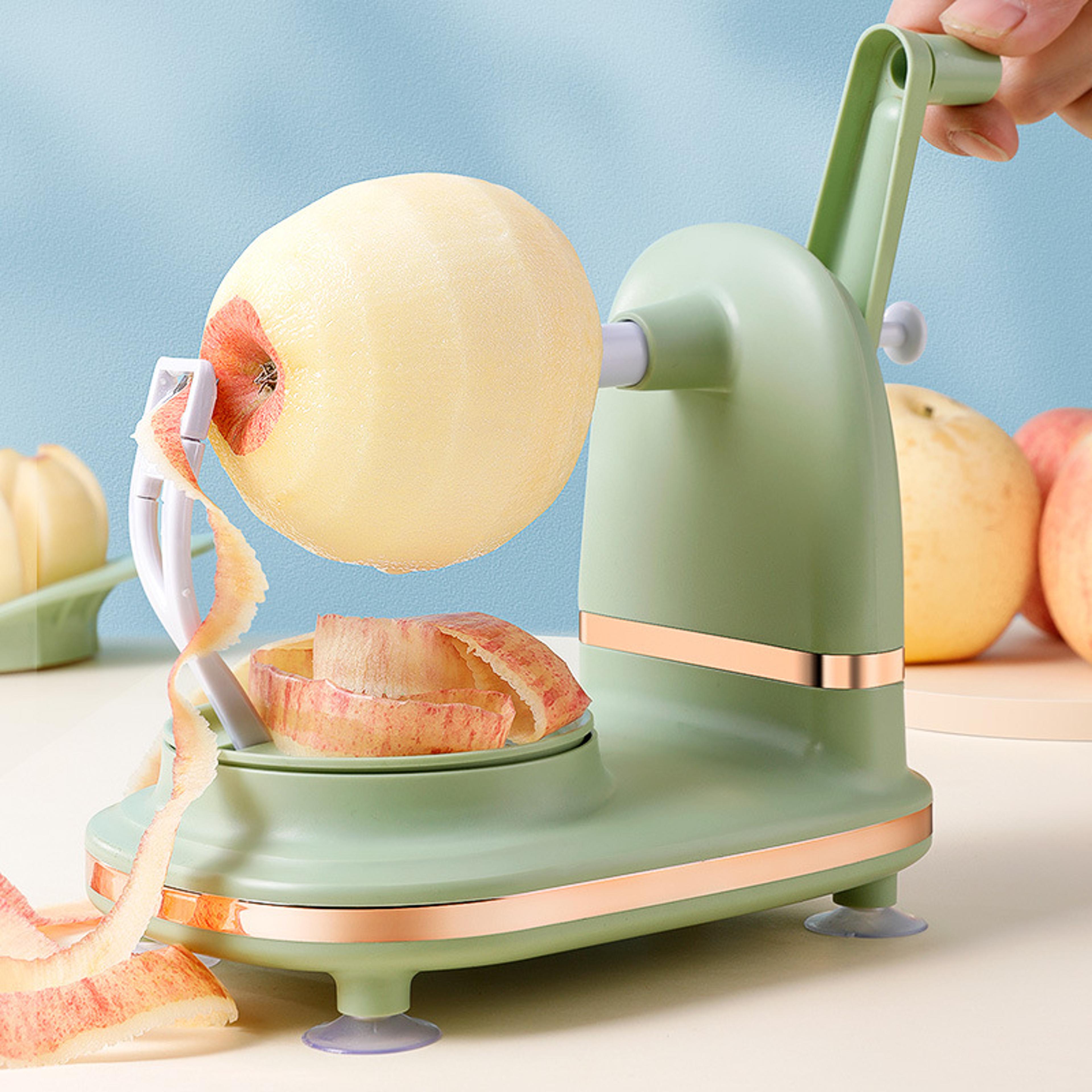 hand crank apple peeler slicer machine stainless steel fruit cutter
