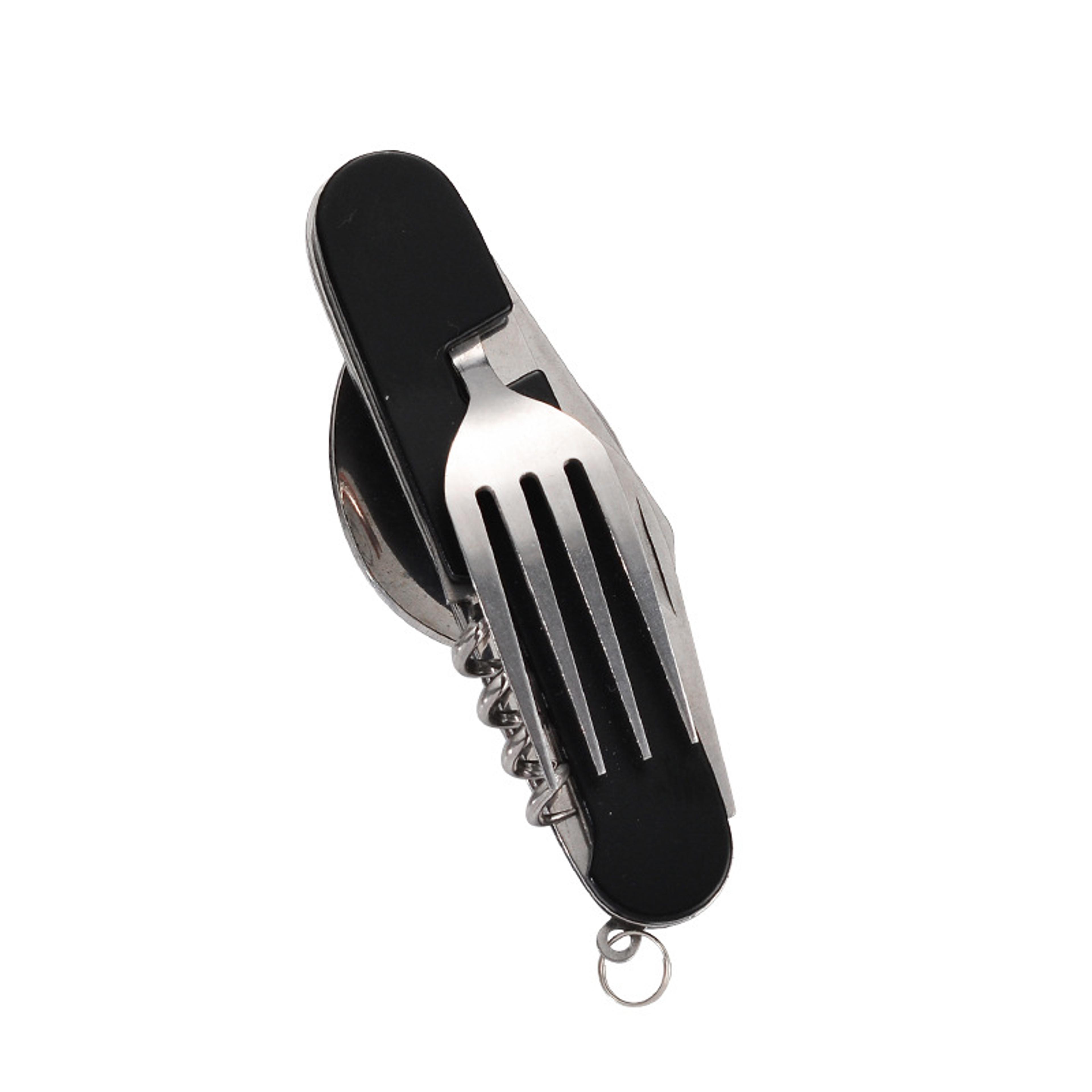 Folding Camping Utensil Set Portable Outdoor Tableware Kit 6