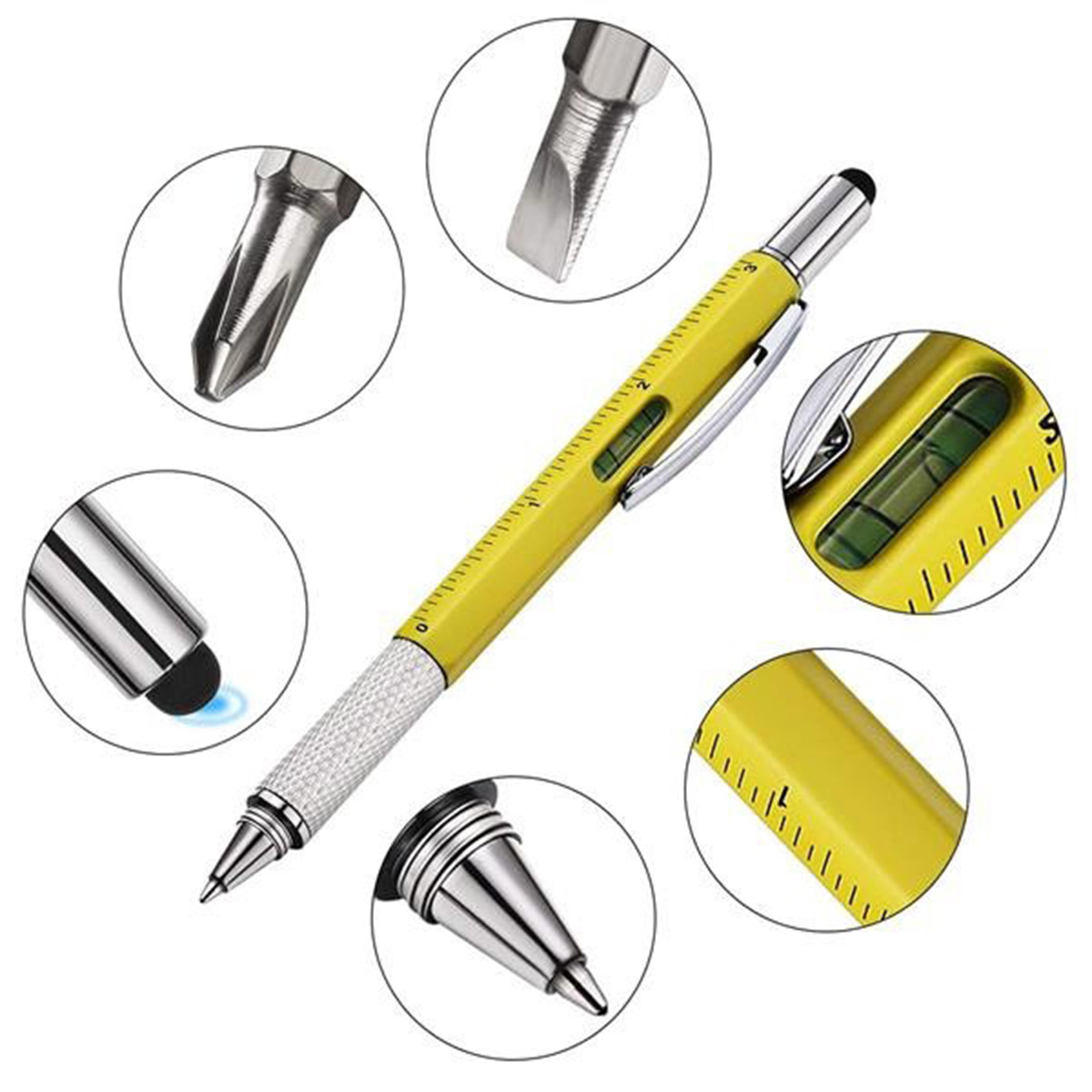 Multifunction Pen Tool With Stylus Screwdriver  Ruler For Everyday Fixes 5