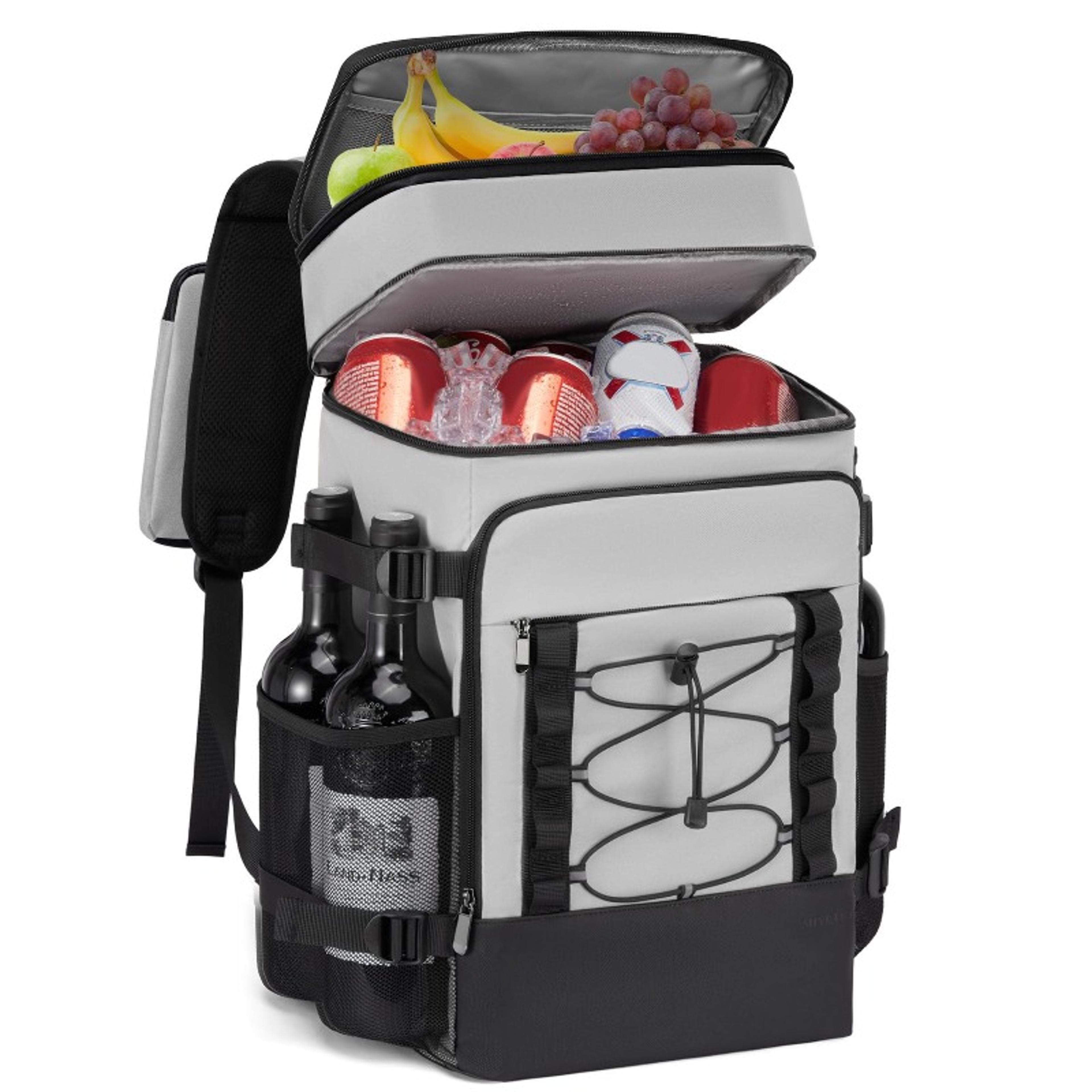 Insulated Cooler Backpack Large Capacity Thermal Picnic Bag For Camping Travel 0