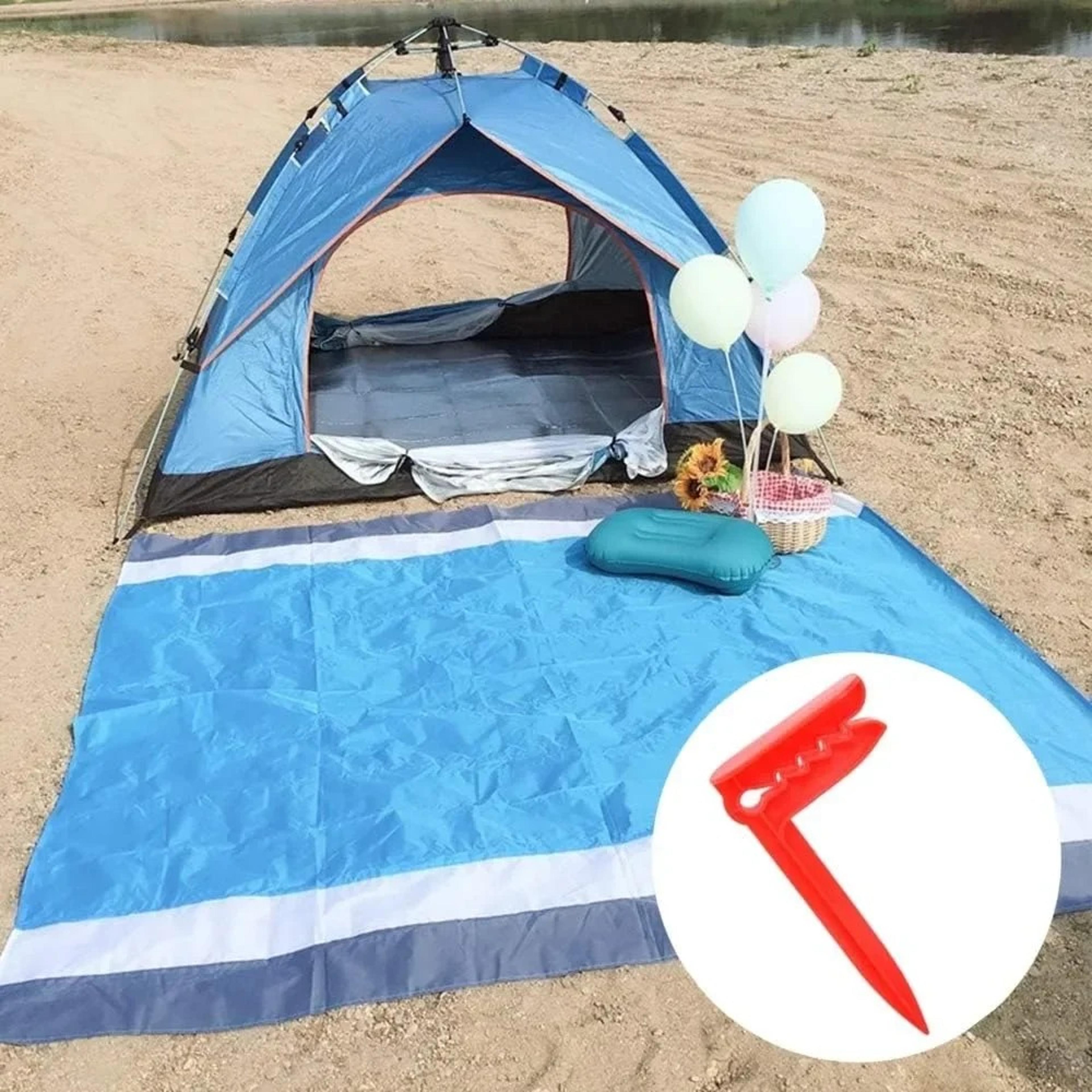 Windproof Beach Towel Clips Set Heavy Duty Picnic Blanket  Camping Towel Clamps 2