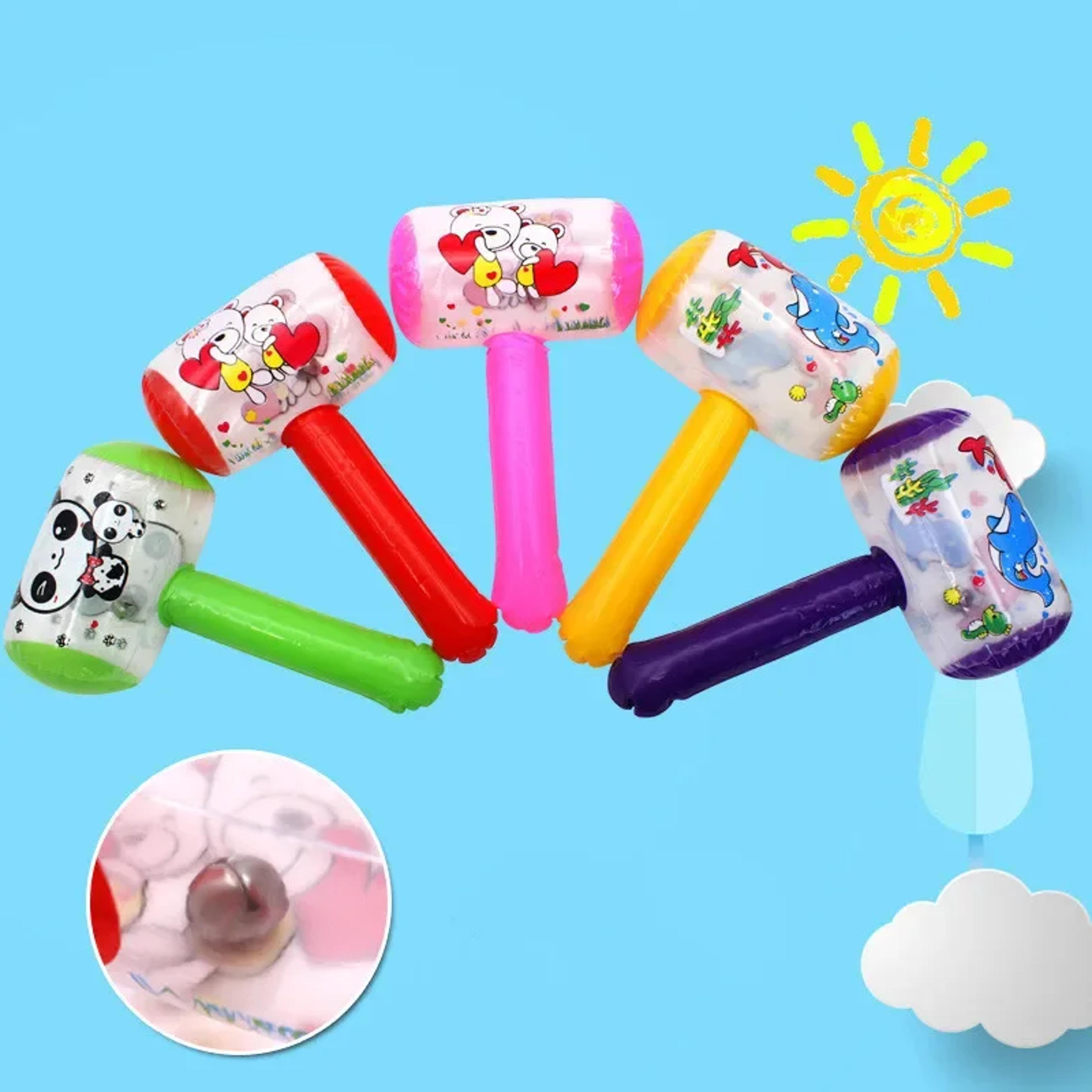 kids inflatable hammer toy with bell fun inflatable hammer toy for parties beach and pool