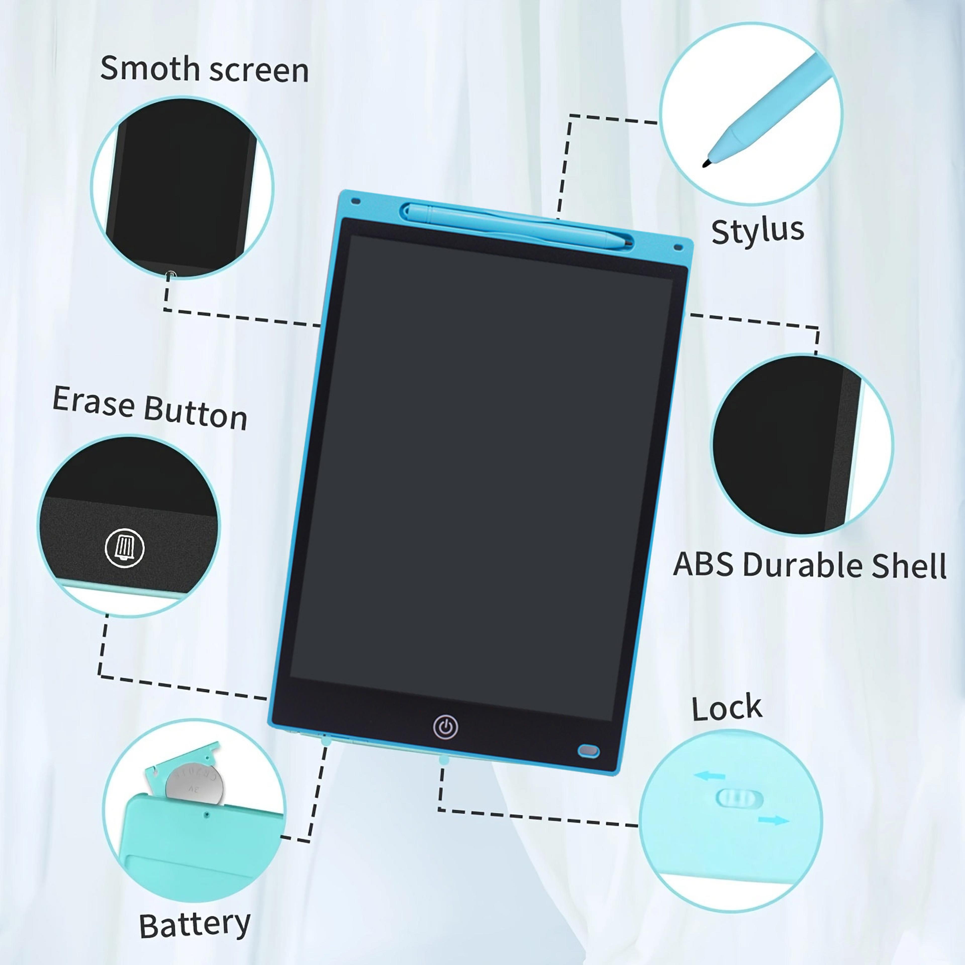 LCD Drawing Tablet For Kids  Adults Reusable Writing Pad With Stylus 4