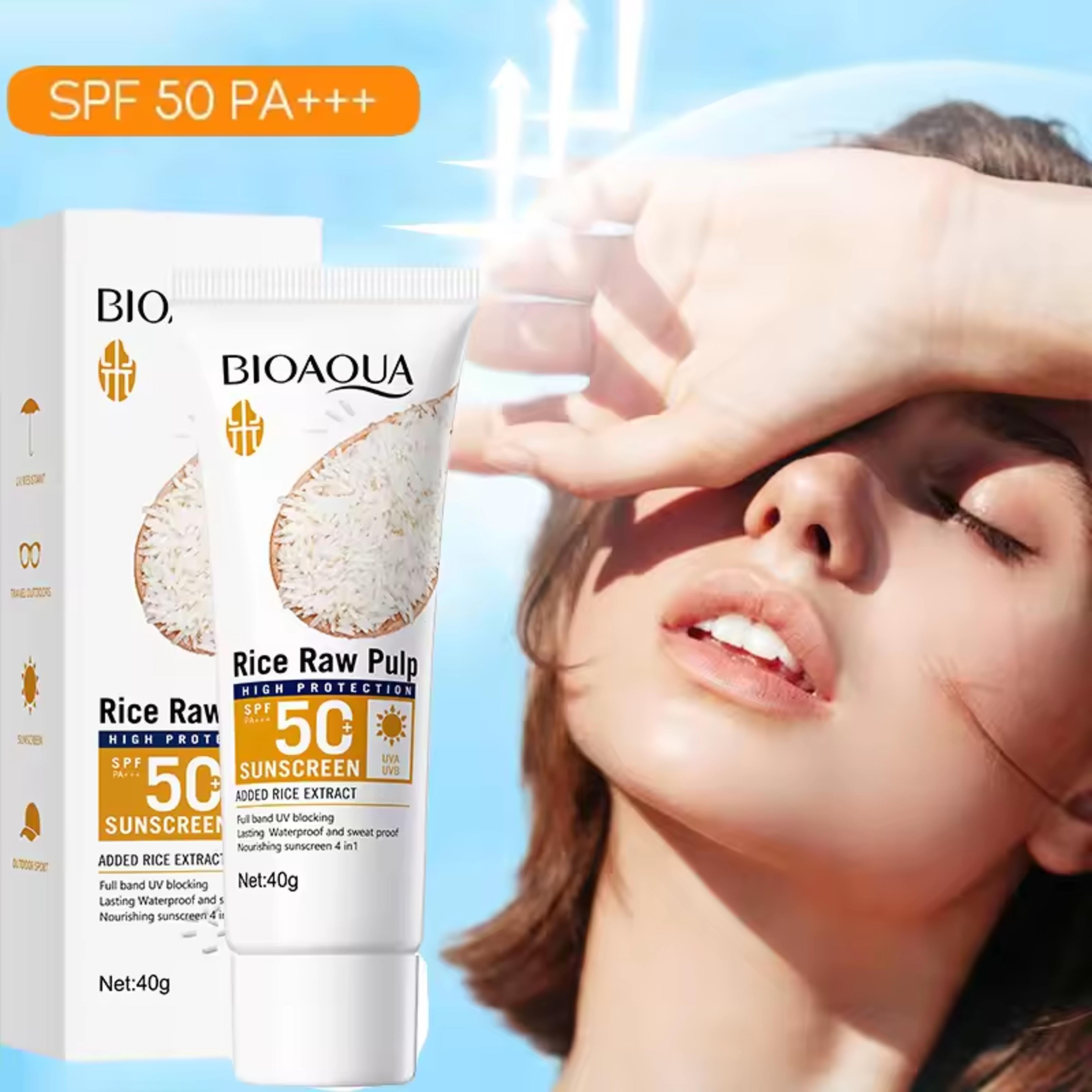 High Protection SPF Facial  Body Sunscreen Lightweight Non Greasy UV Shield 6