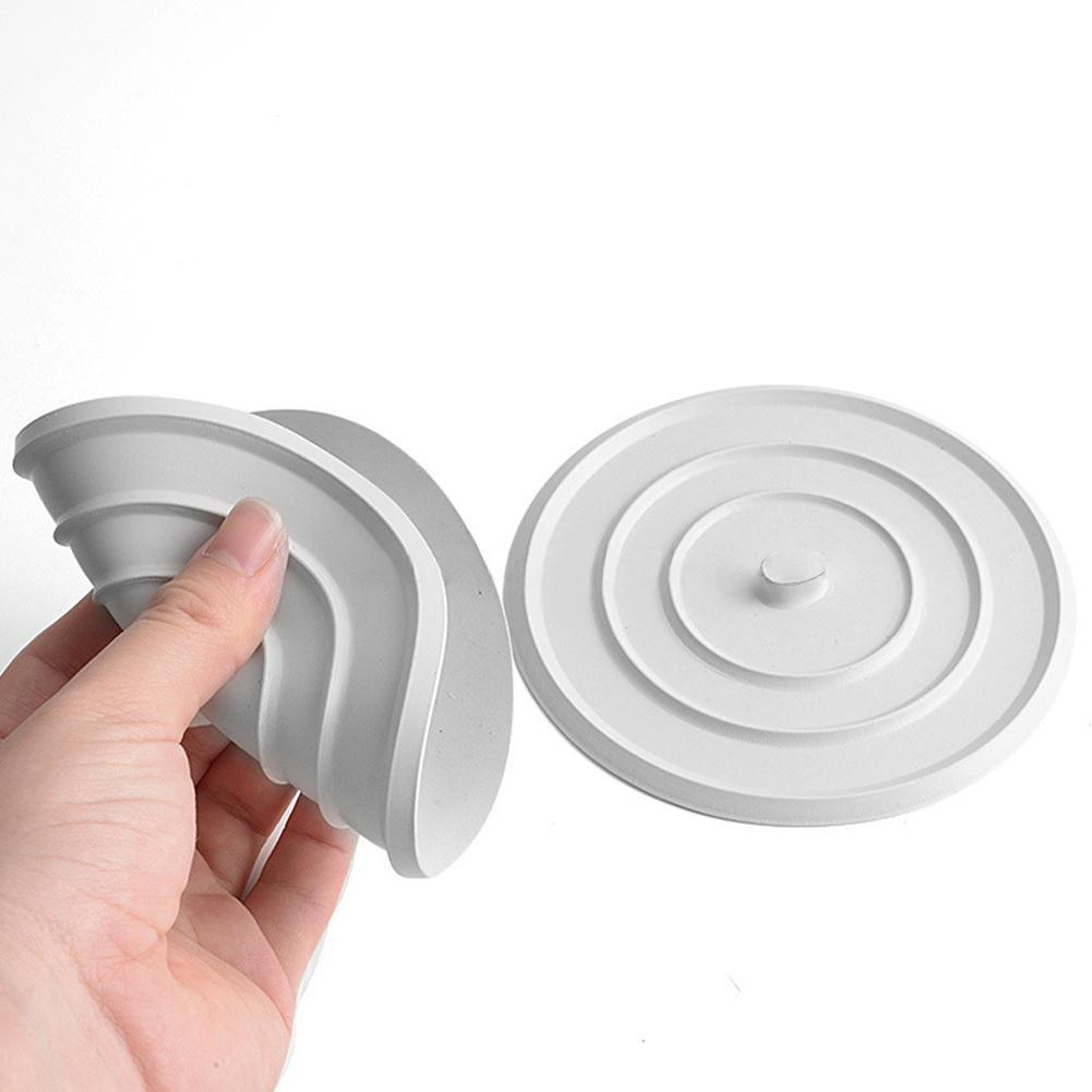 leak proof silicone bathtub drain stopper hair catcher for sink & tub