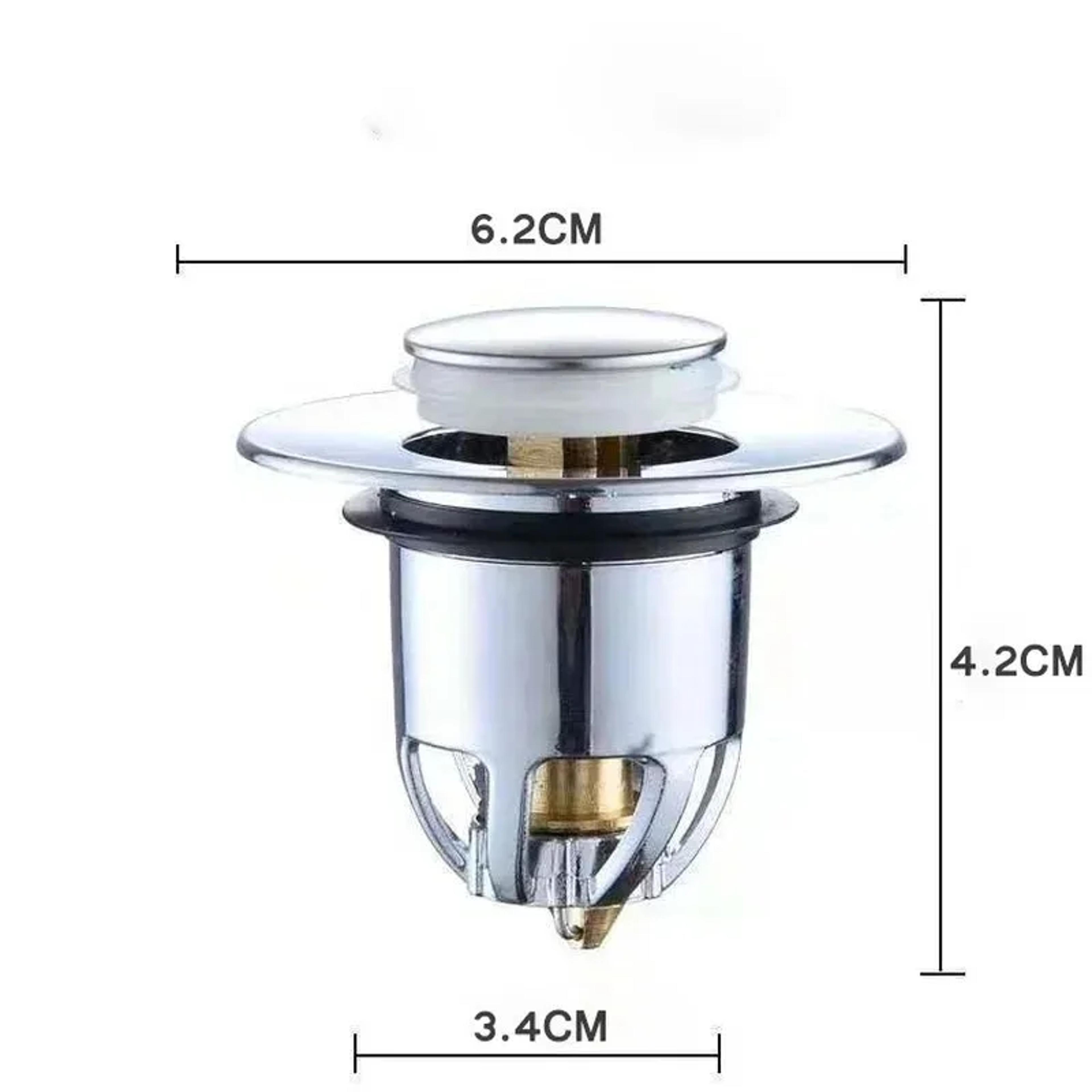 Universal Push Pop Sink Stopper With Sink Drain Filter Anti Clog Bounce Core 5