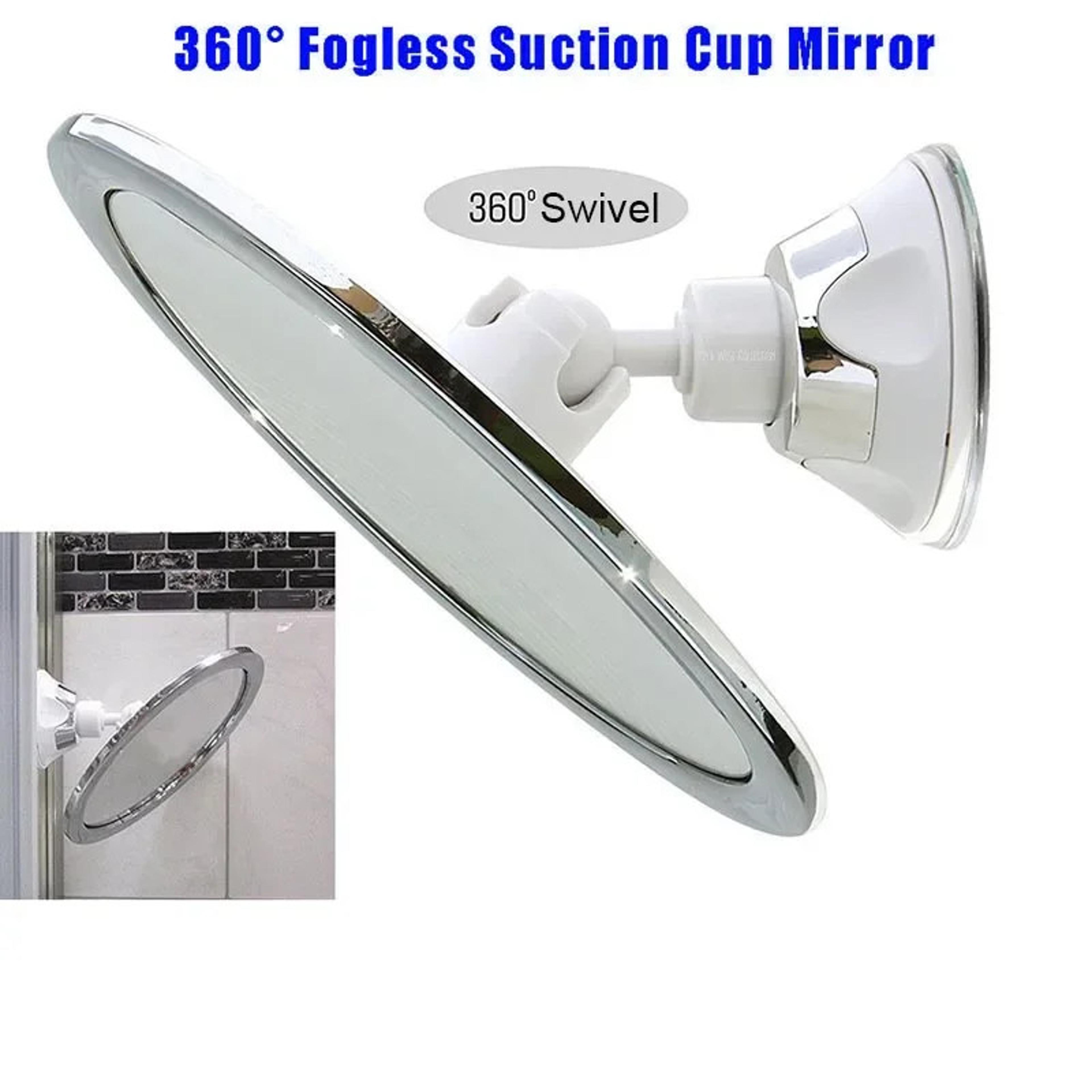 Fogless Shower Mirror With Suction Cup Holder For Makeup  Shaving 0