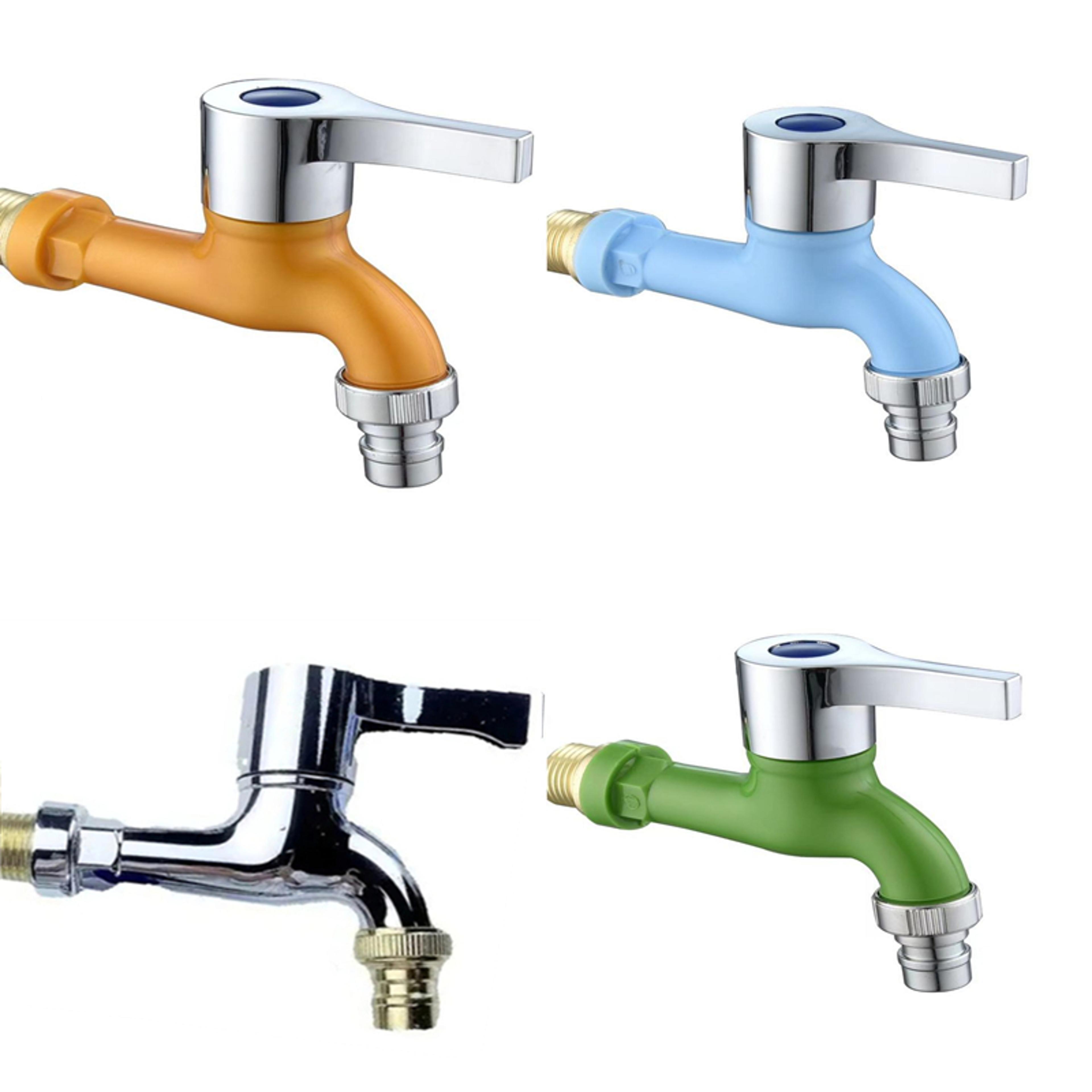 In Wall Washing Machine Faucet Inch Durable Plastic Washer Tap Leakproof Water Inlet 0