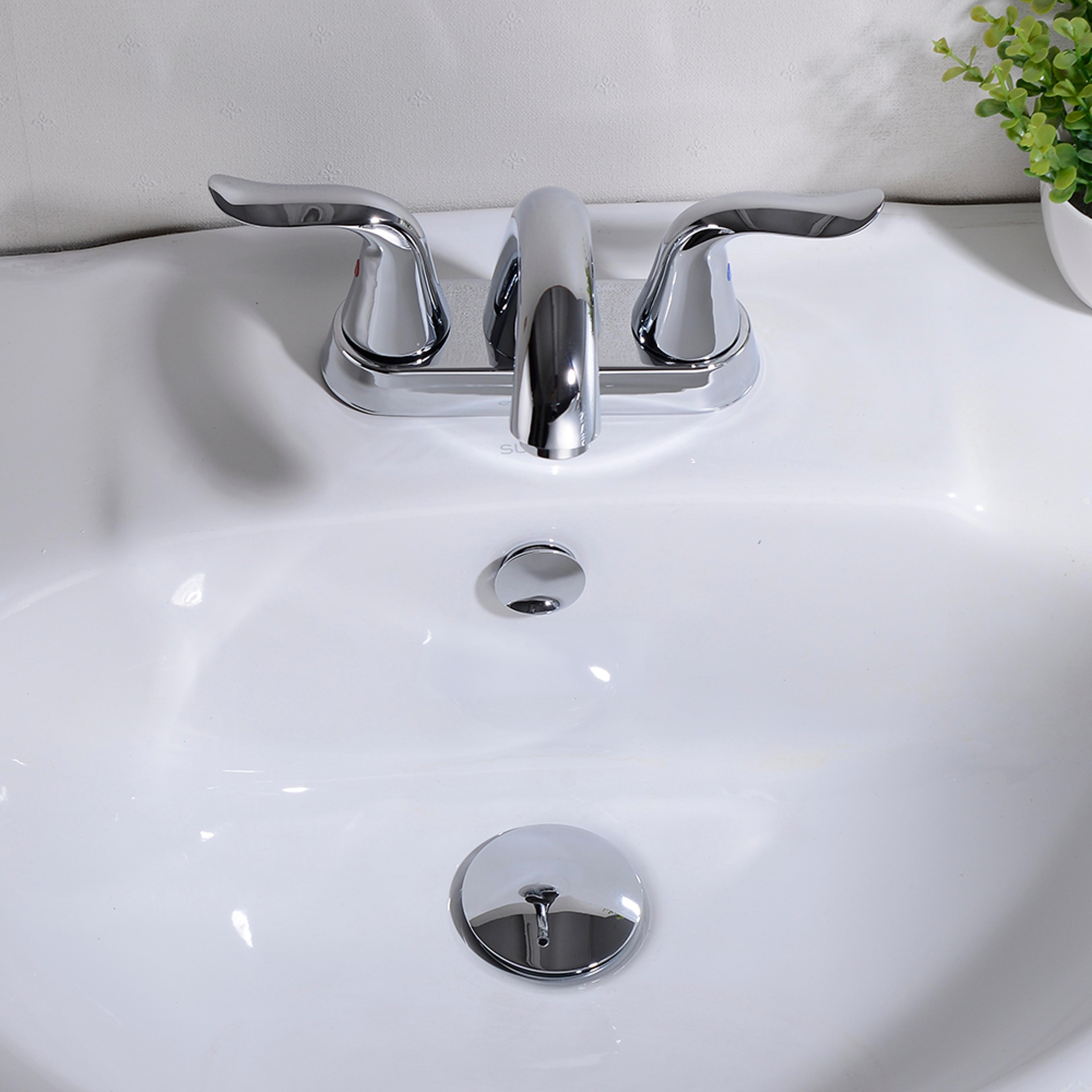 Premium Brass Sink Overflow Cover Bathroom Hole Cap Decorative Trim Finish 2