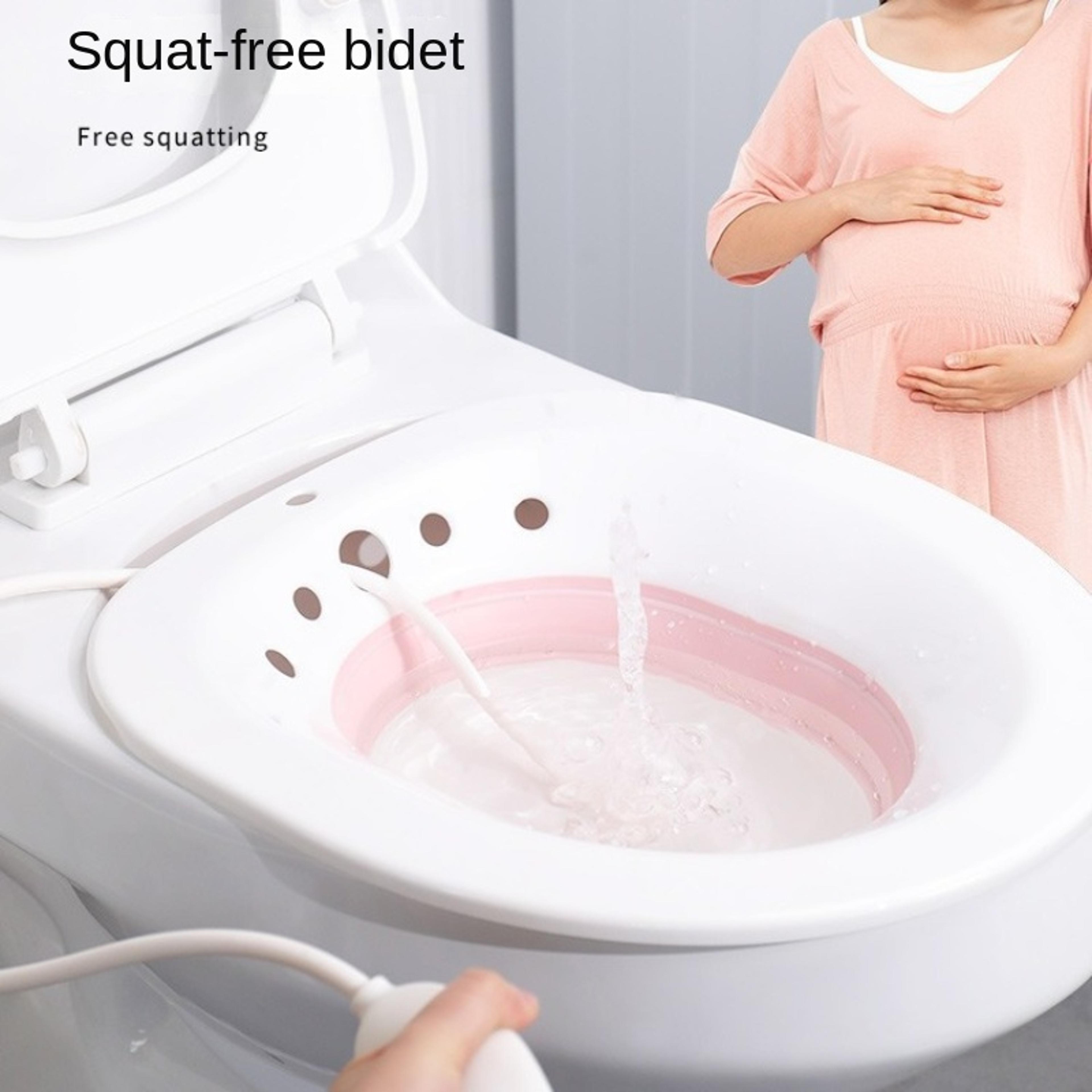 portable folding bidet bottle for postpartum care & perineal wash bottle