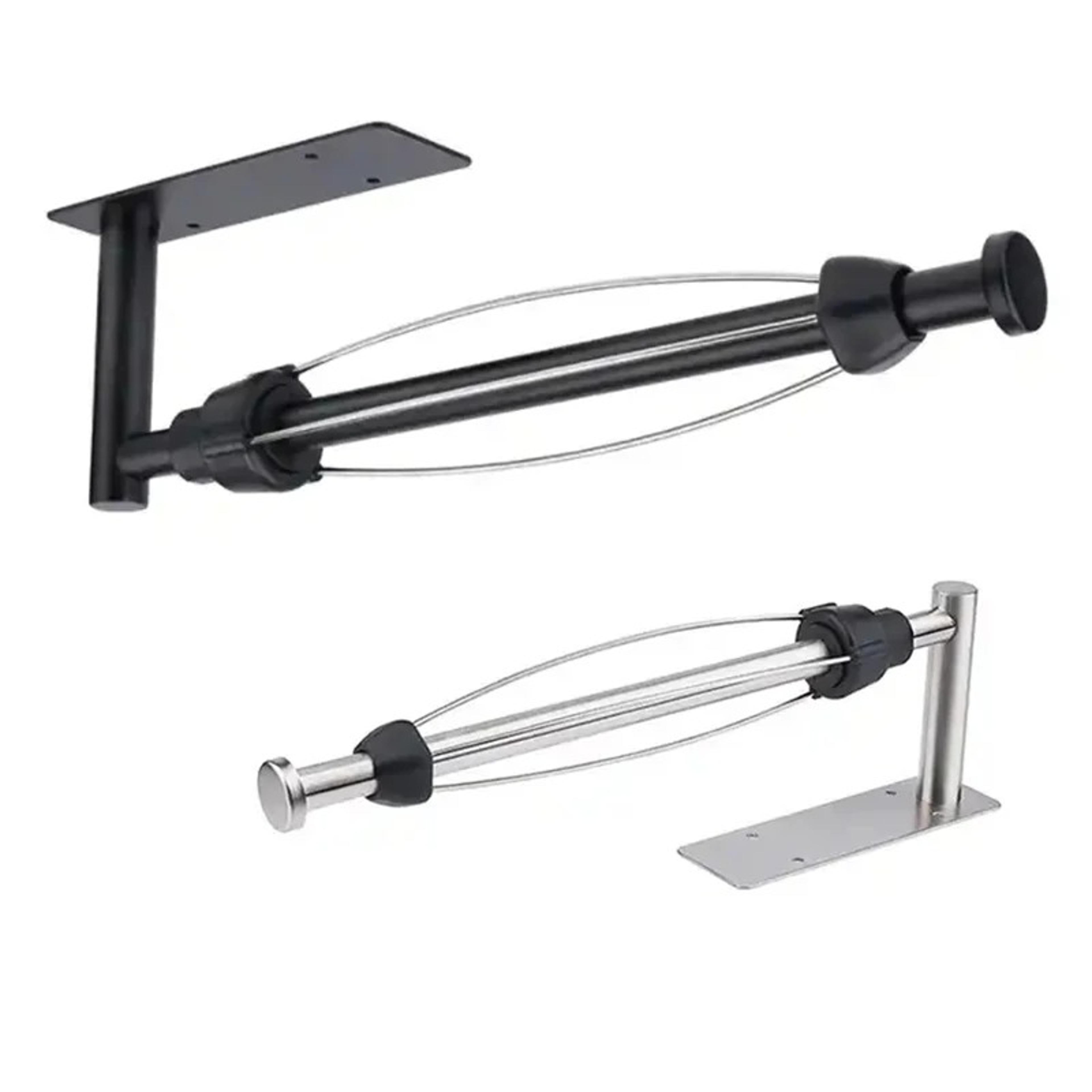 stainless steel adhesive paper towel holder wall mount for kitchen & bathroom storage