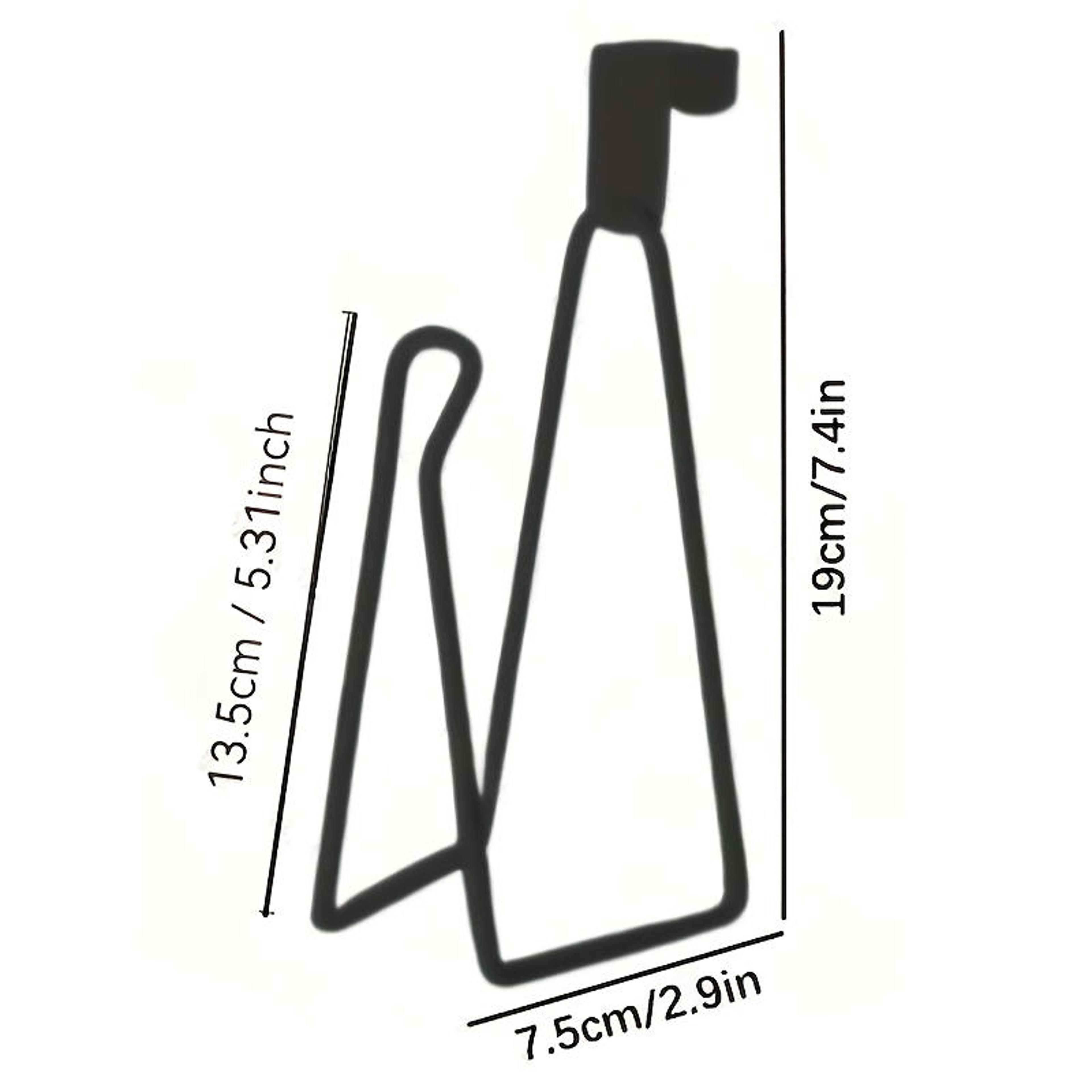 No Drill Wall Mounted Toilet Paper Holder Space Saving Bathroom Tissue Rack 5