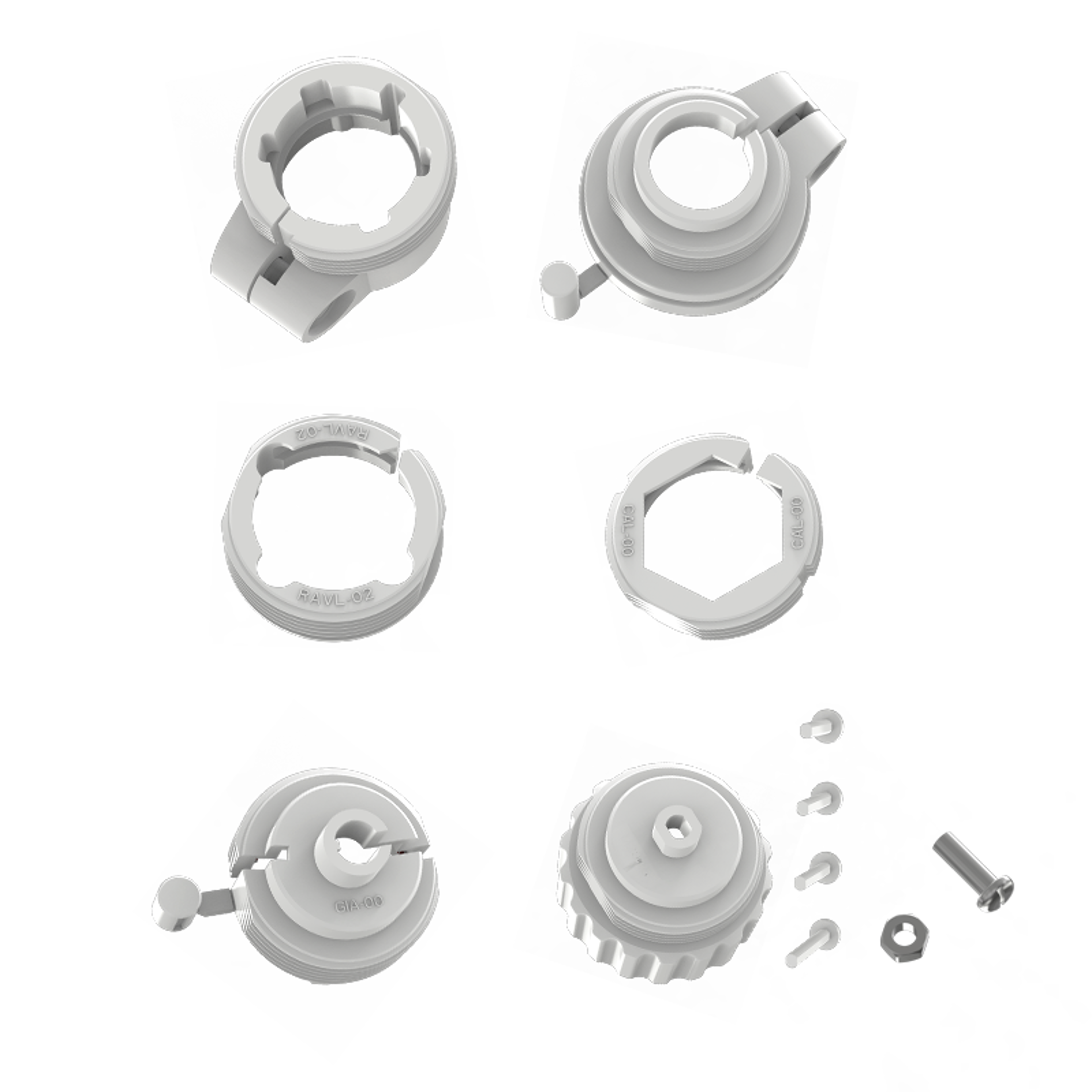 smart radiator thermostat adapter kit for tuya zigbee wifi trv connectors