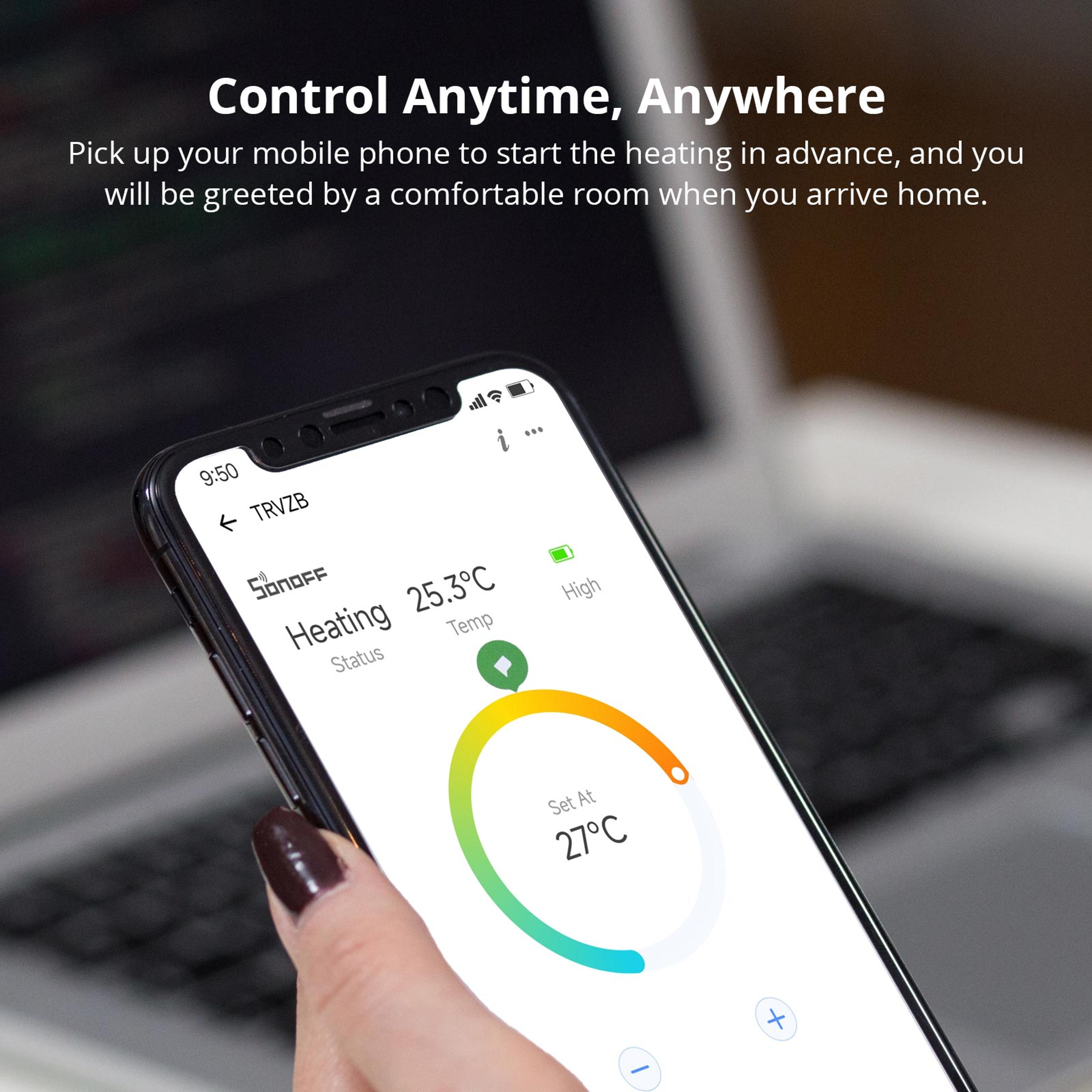 Smart Radiator Valve Zigbee Thermostatic Controller For Energy Efficient Home Heating 1
