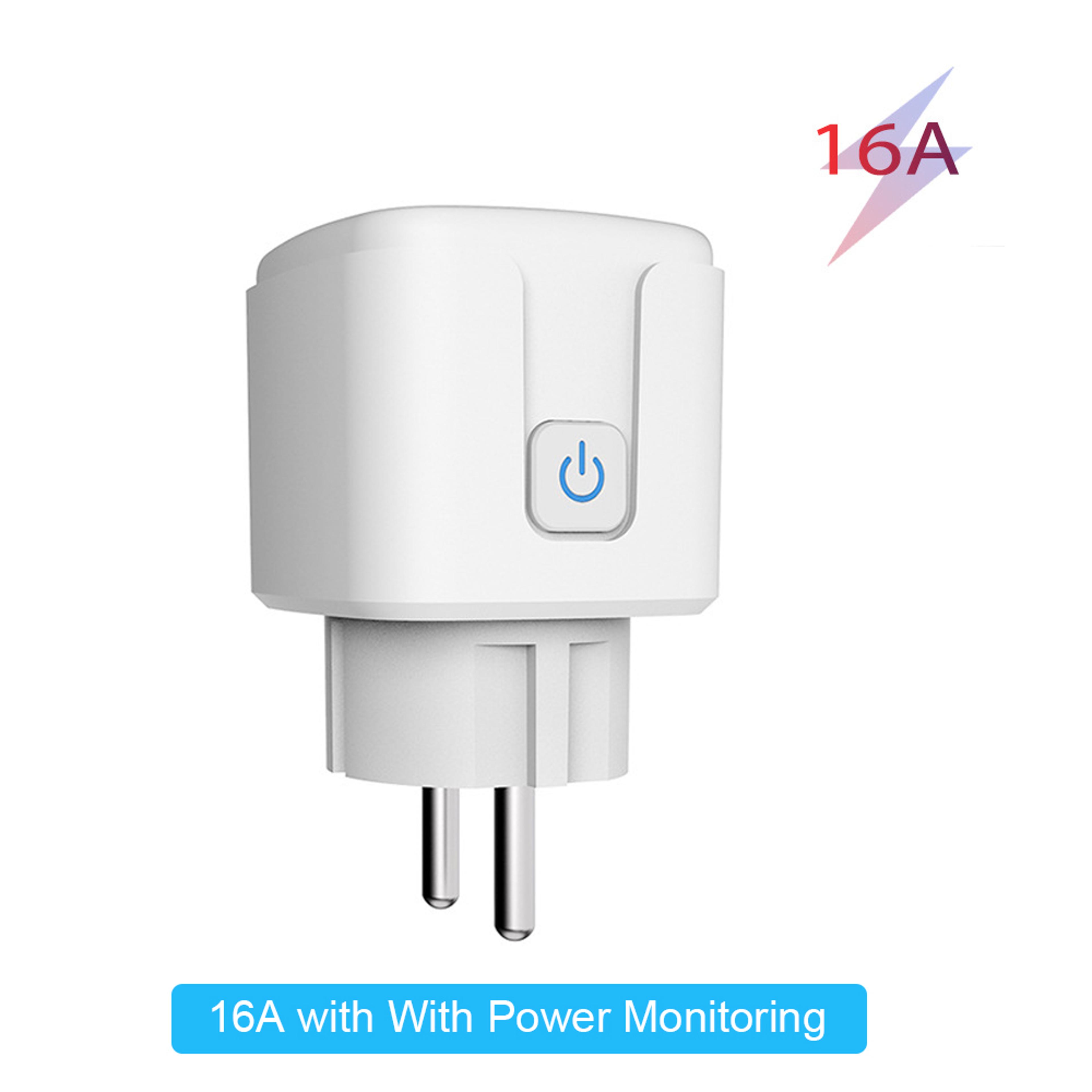 Zigbee Smart Plug Power Monitoring Socket With Alexa Google Voice Control 6