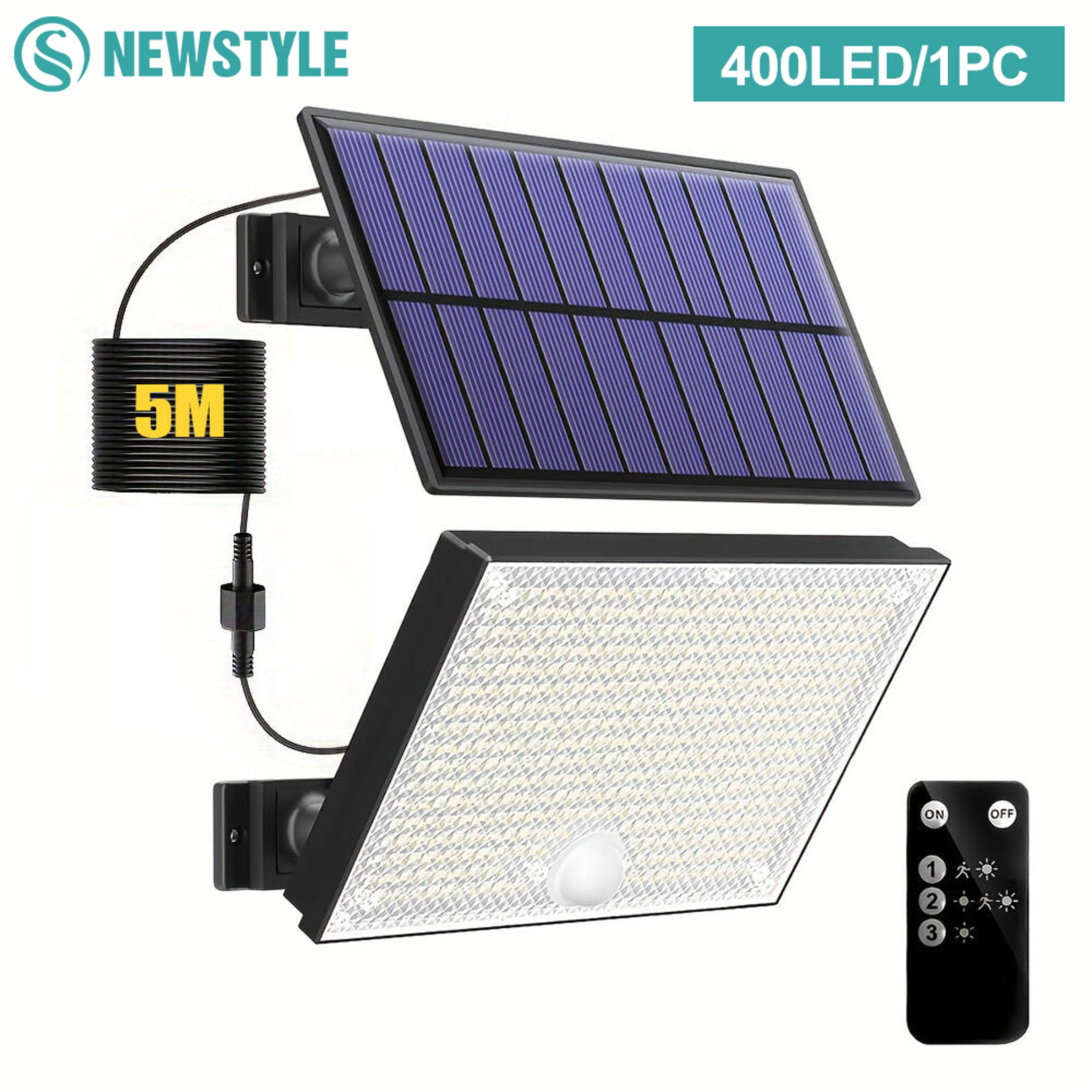LED Solar Motion Sensor Security Lights Waterproof Outdoor Garden Yard Light 0