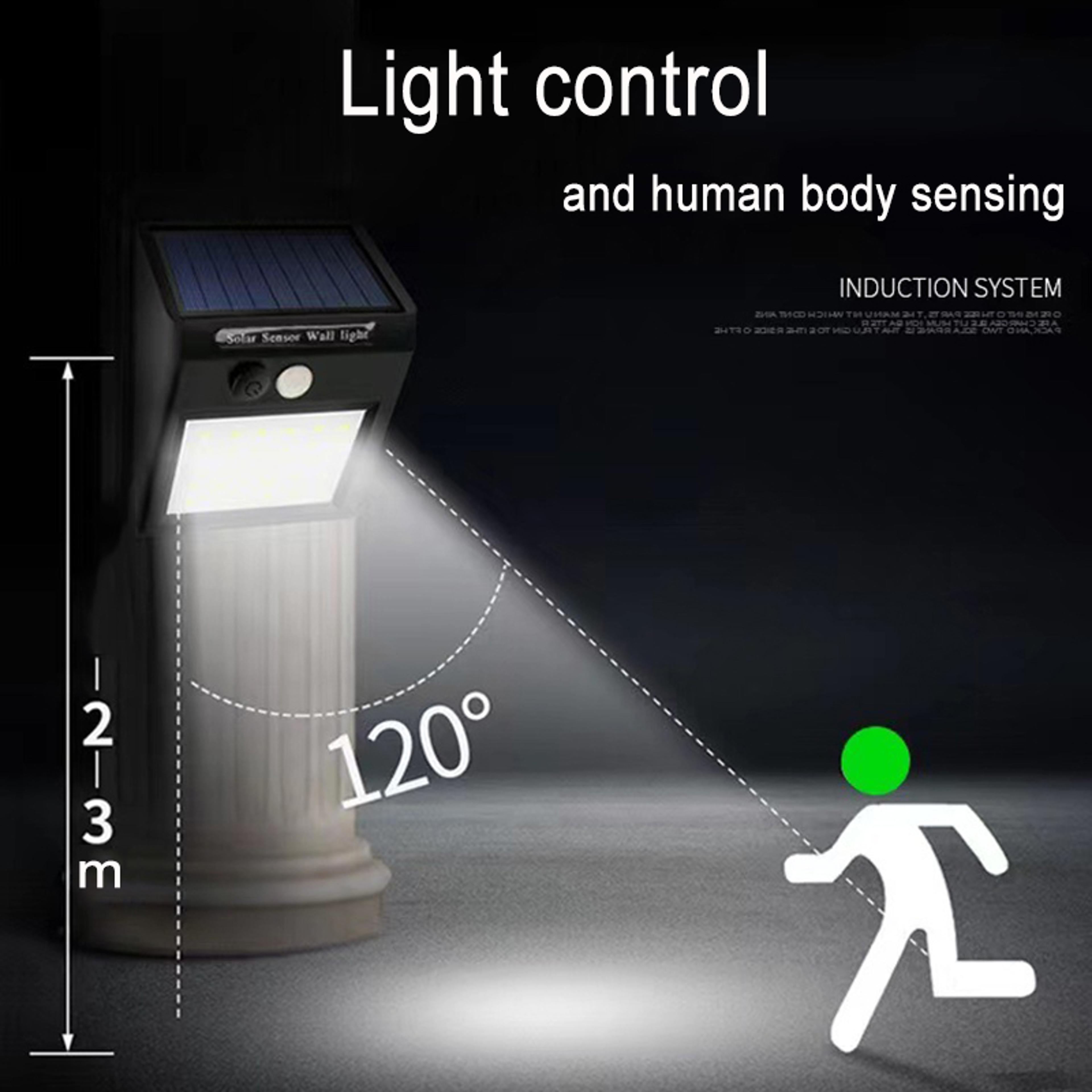 Solar Motion Sensor Wall Light Outdoor Waterproof LED Security Lamp 4