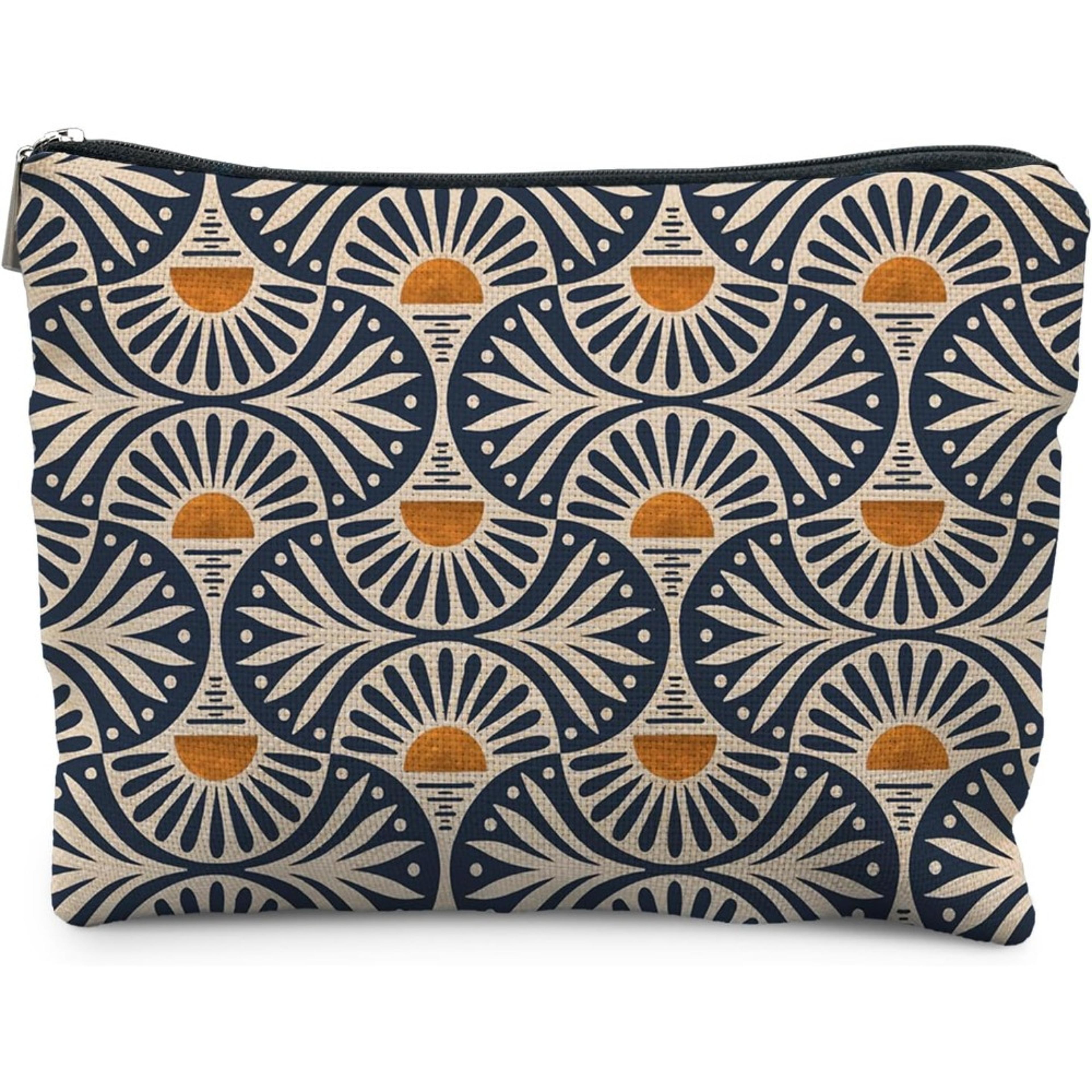 boho makeup bag aesthetic cosmetic pouch travel toiletry organizer for women