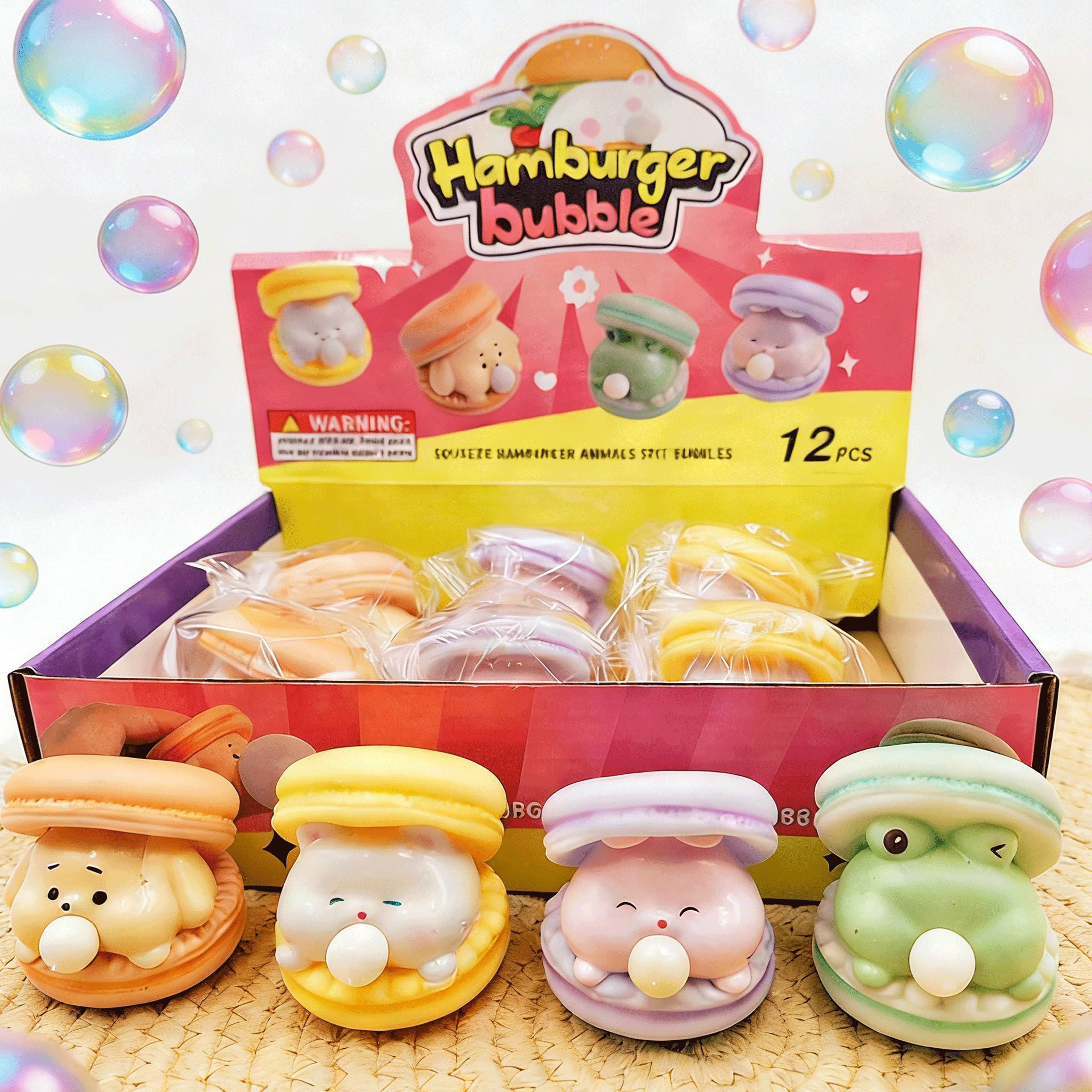 cute frog squishy stress relief toy funny desk fidget bubble squeeze ornament