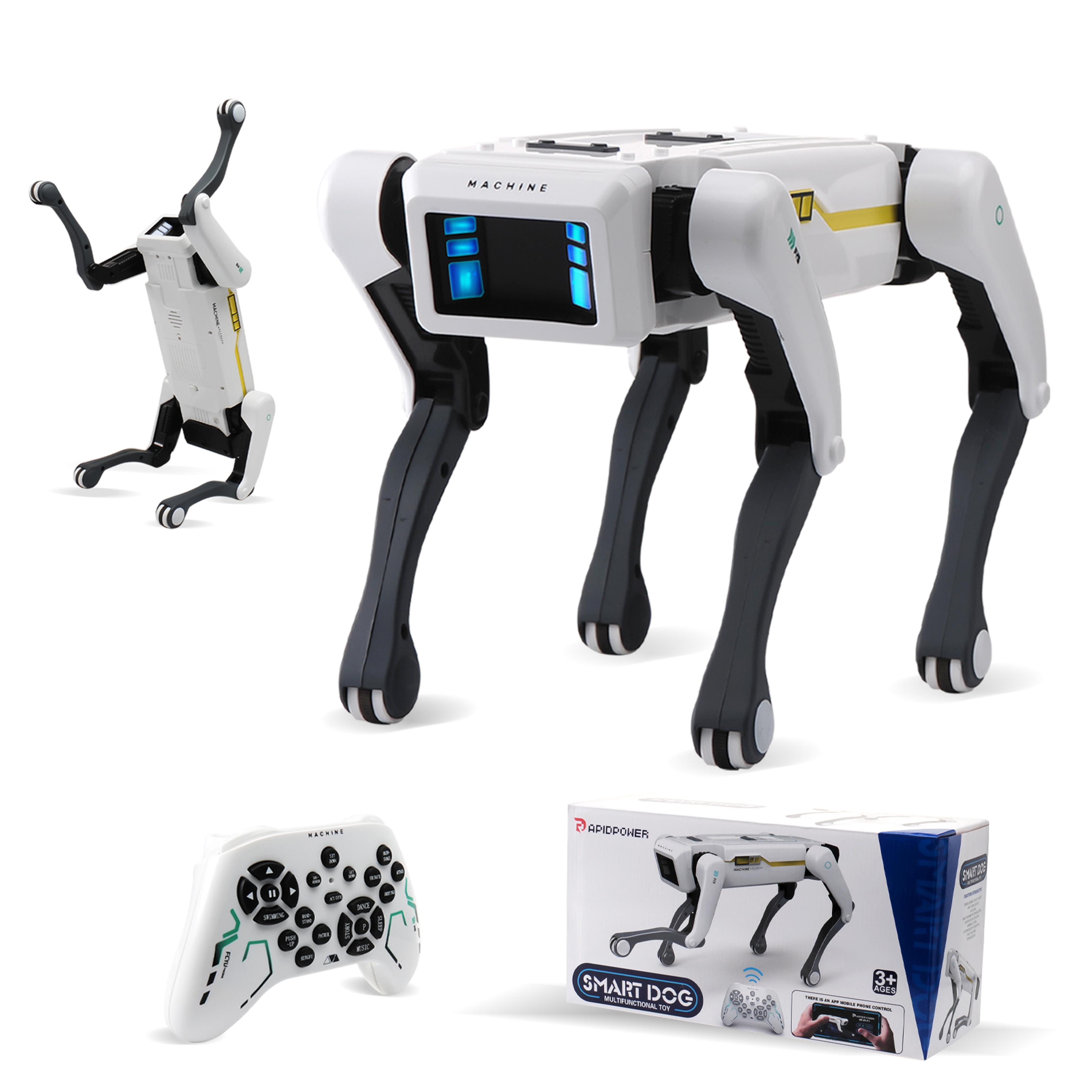 smart ai robot dog toy with voice interaction app control for kids