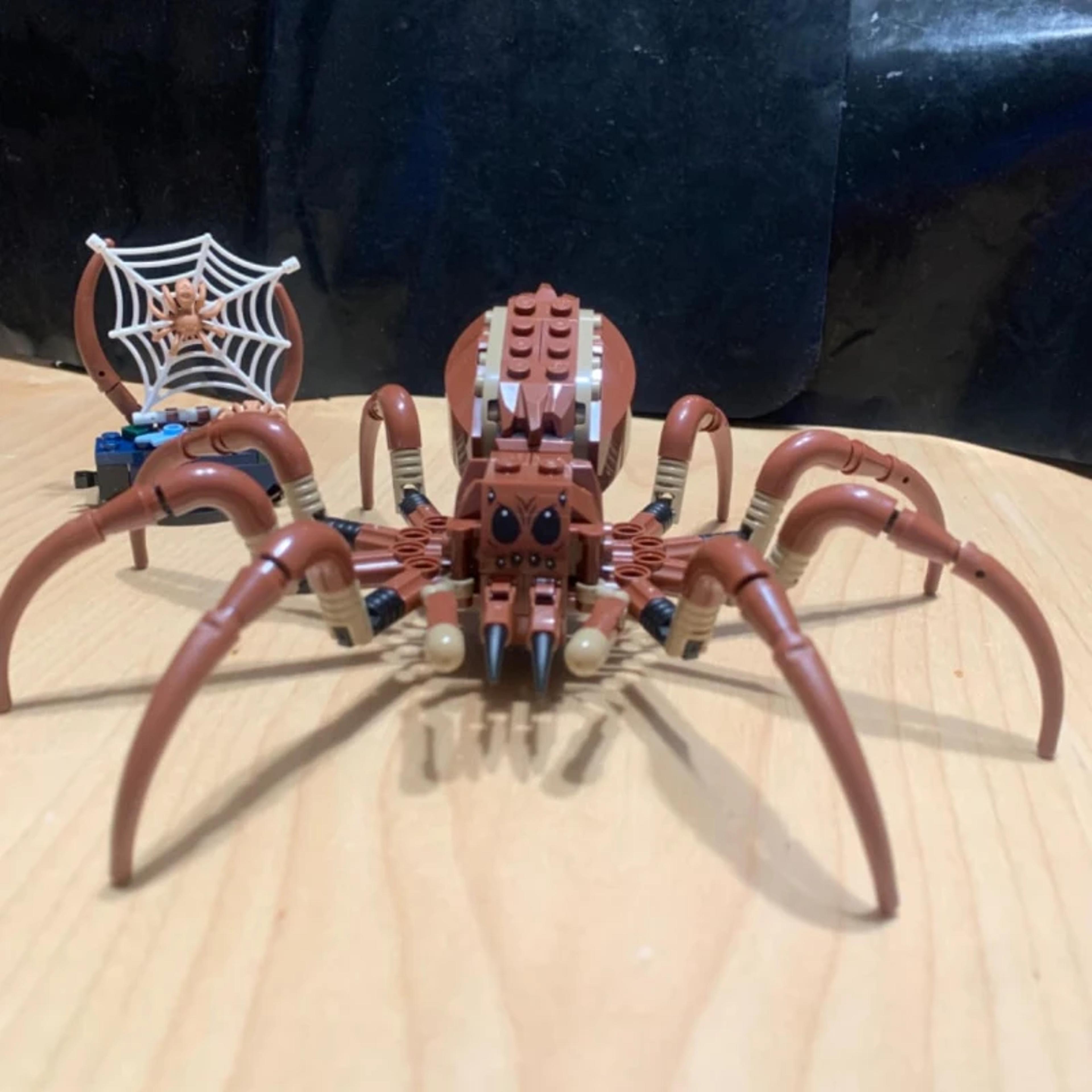 magical forbidden forest building set with spiders & minifigures toy