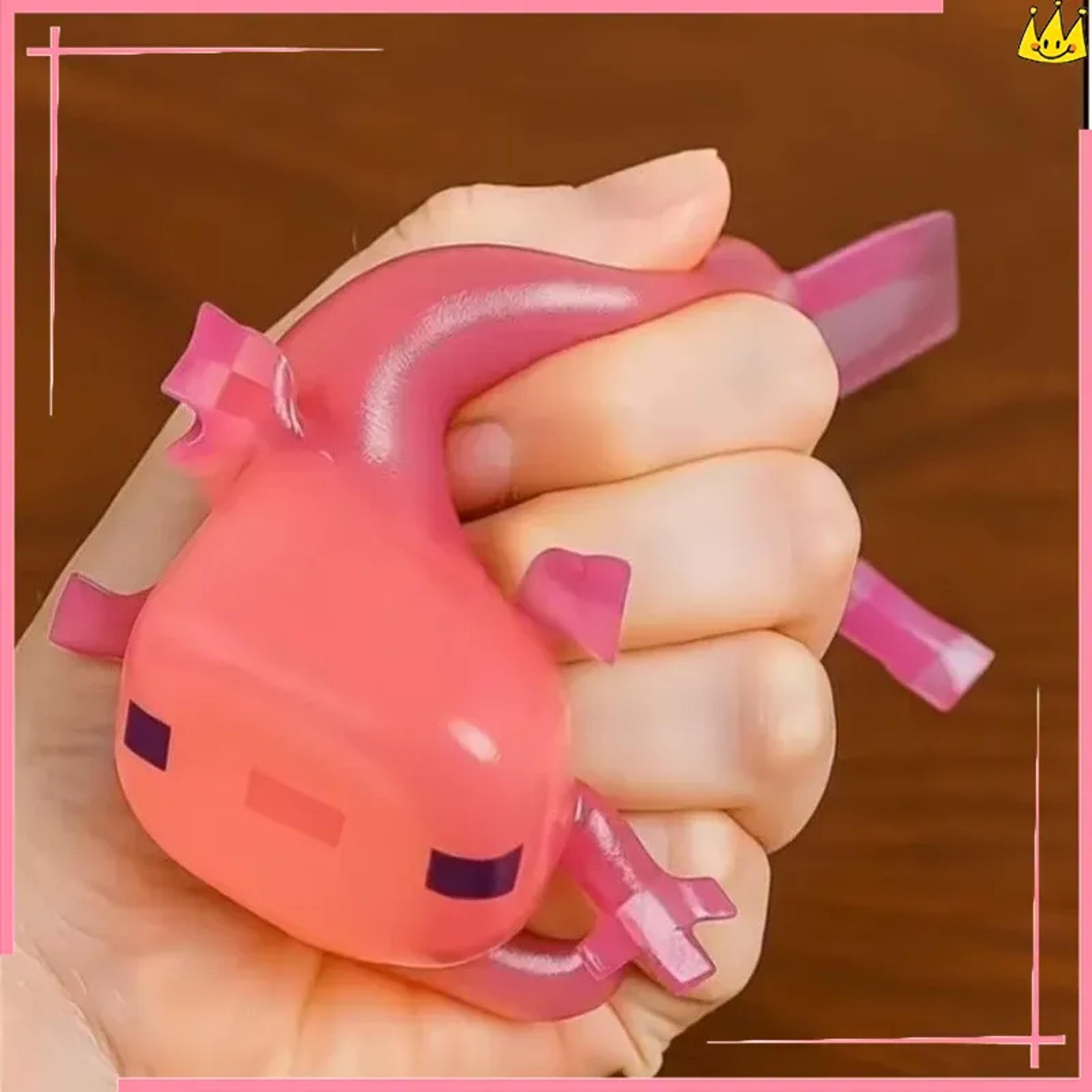 axolotl stress relief squeeze toy cute sensory fidget for kids and adults