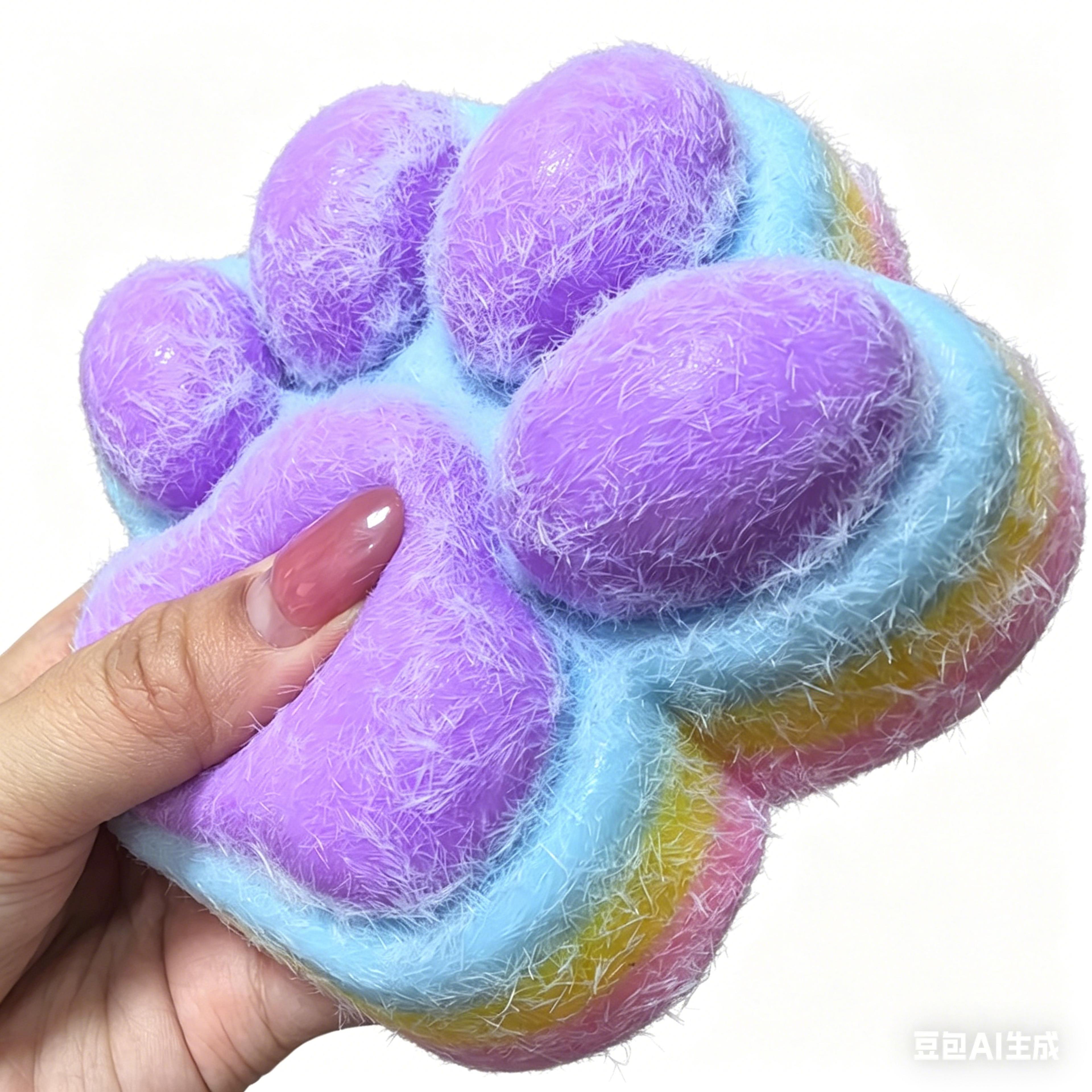 cat paw squishy stress relief toy slow rebound fidget squeeze toy