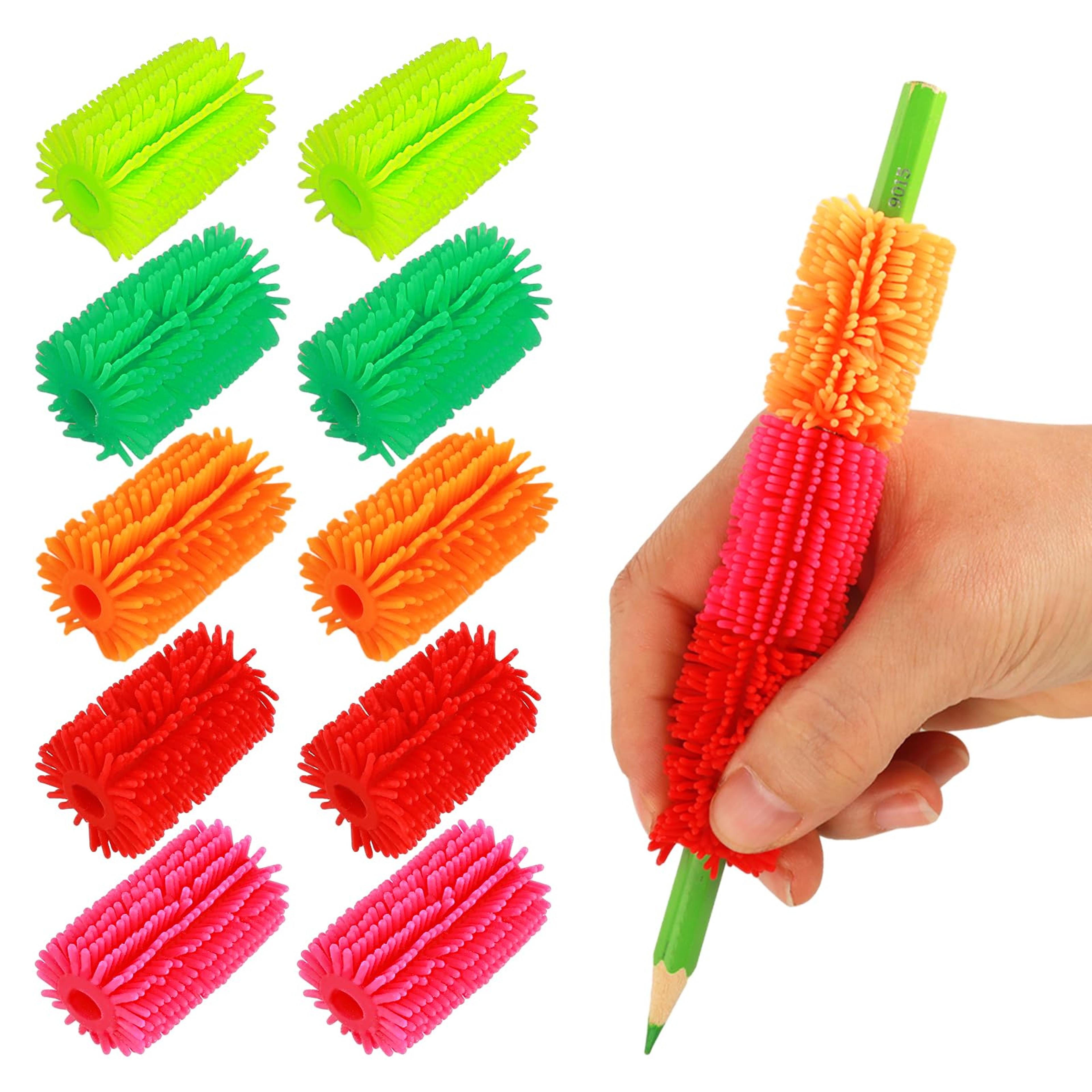 silicone squeeze stress relief pen set sensory fidget pens for calming play