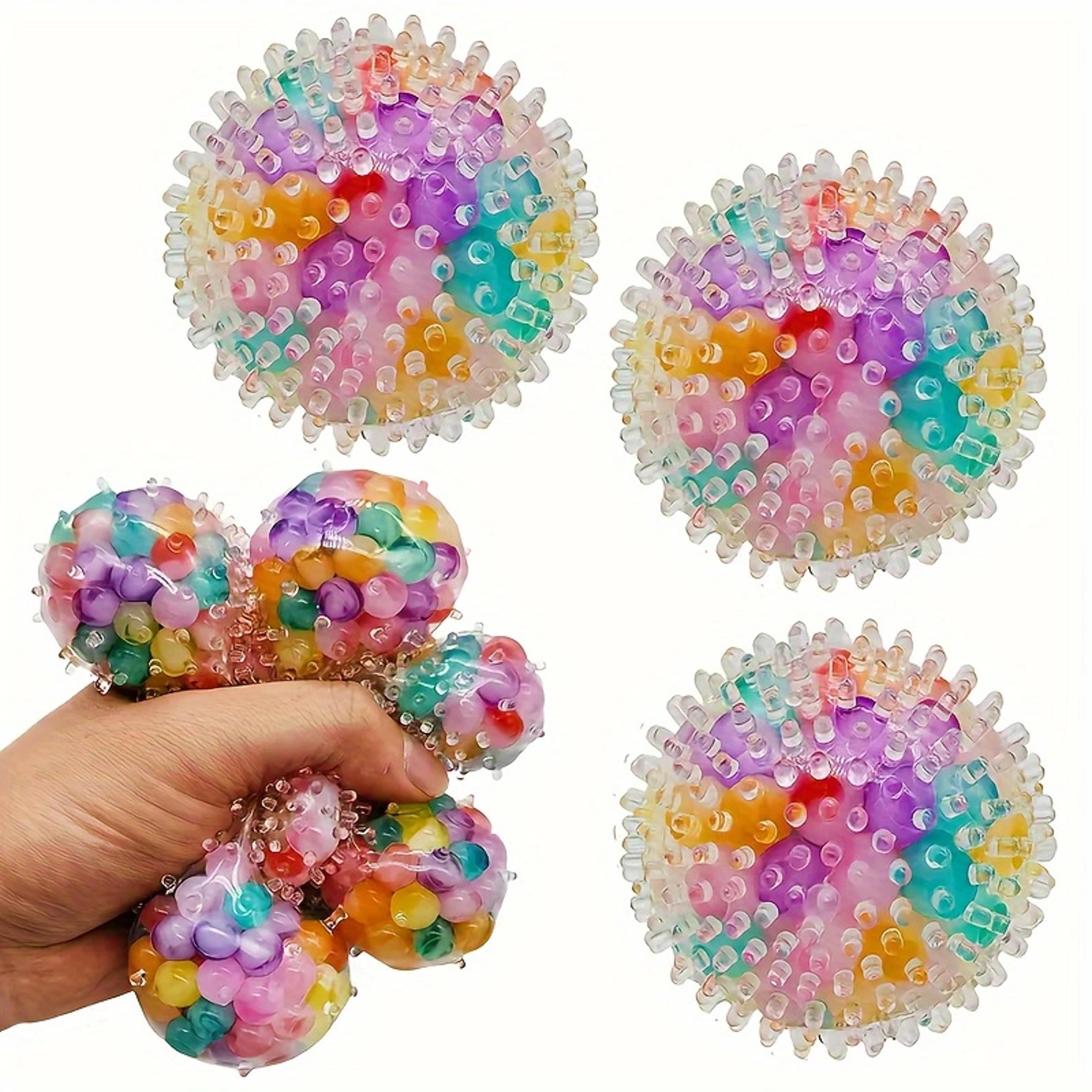 ultra squishy water bead grape stress & fidget sensory toy for kids & adults