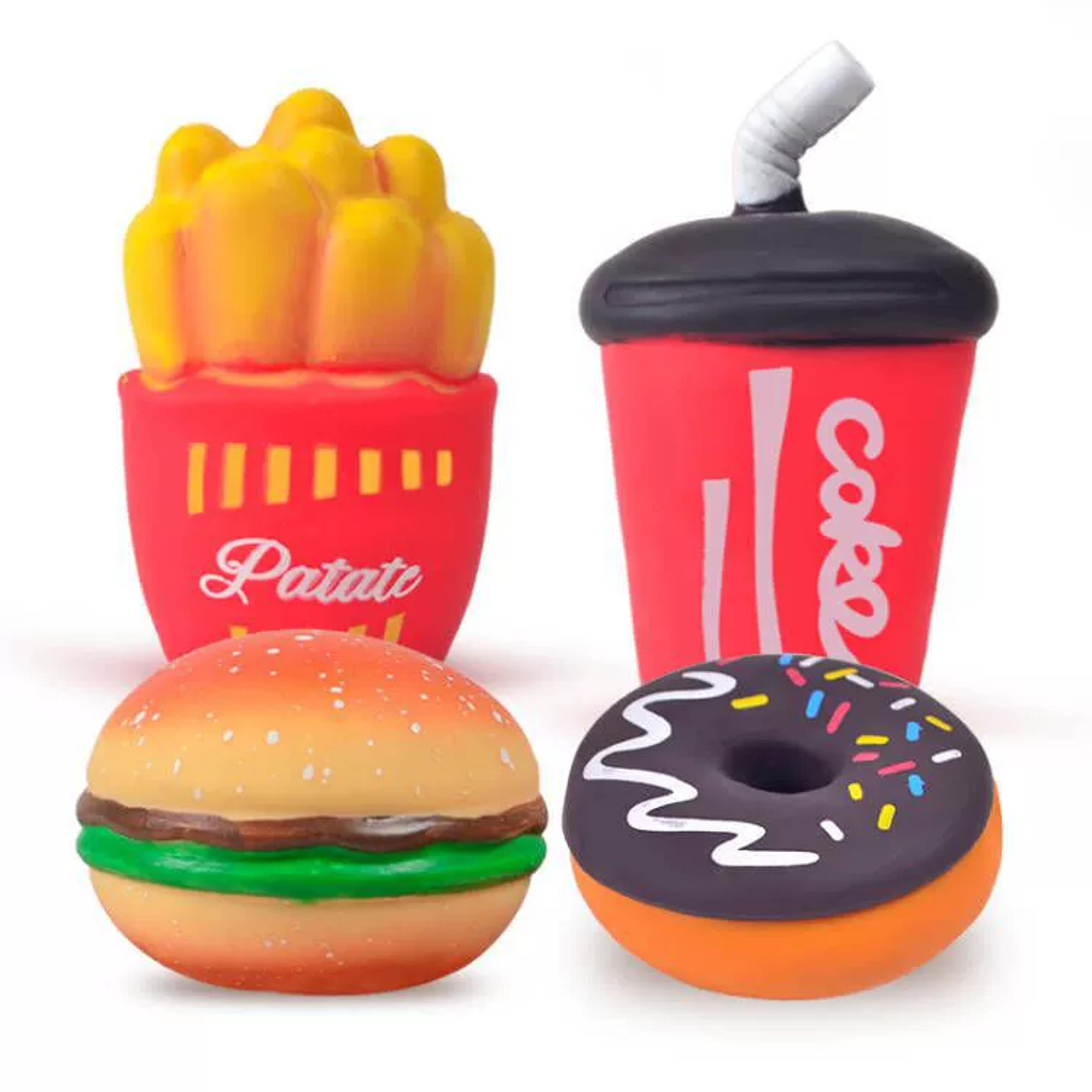 ultra realistic tpr squishy food stress relief toy set slow rebound squishy decompression fun