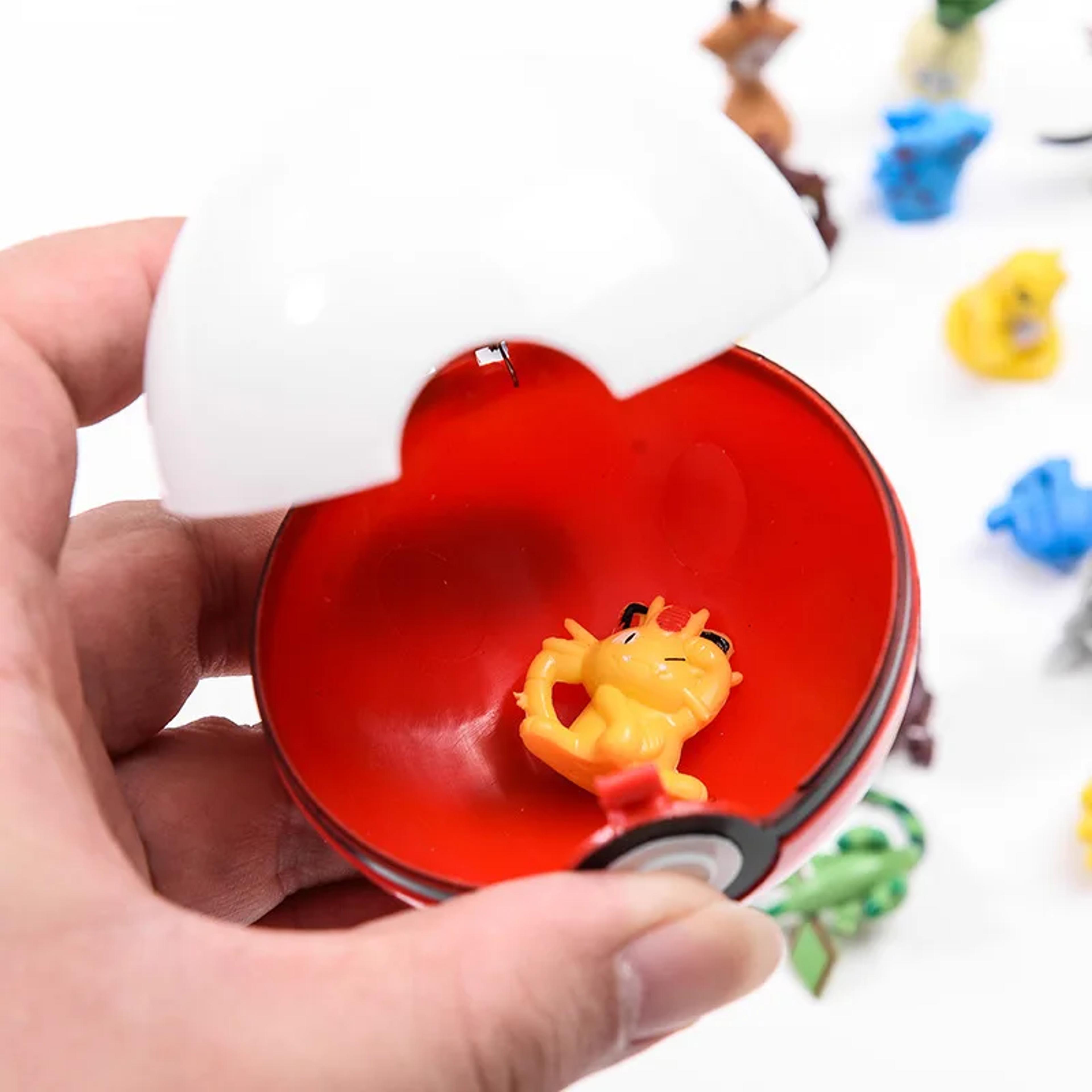 pokemon surprise pokeball toy set with mini figures kids collectible gift packs