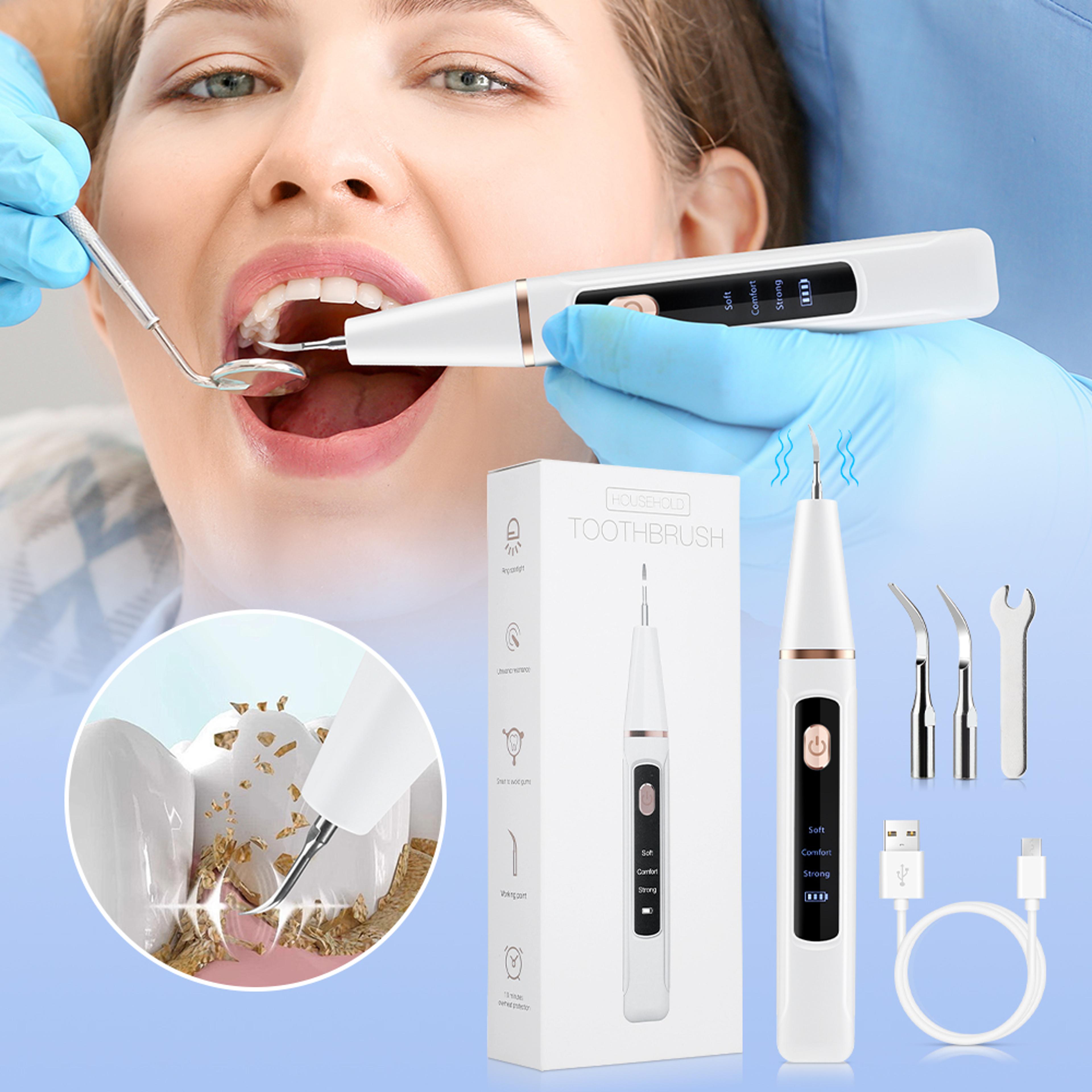 ultrasonic teeth cleaner scaler for plaque removal and whitening