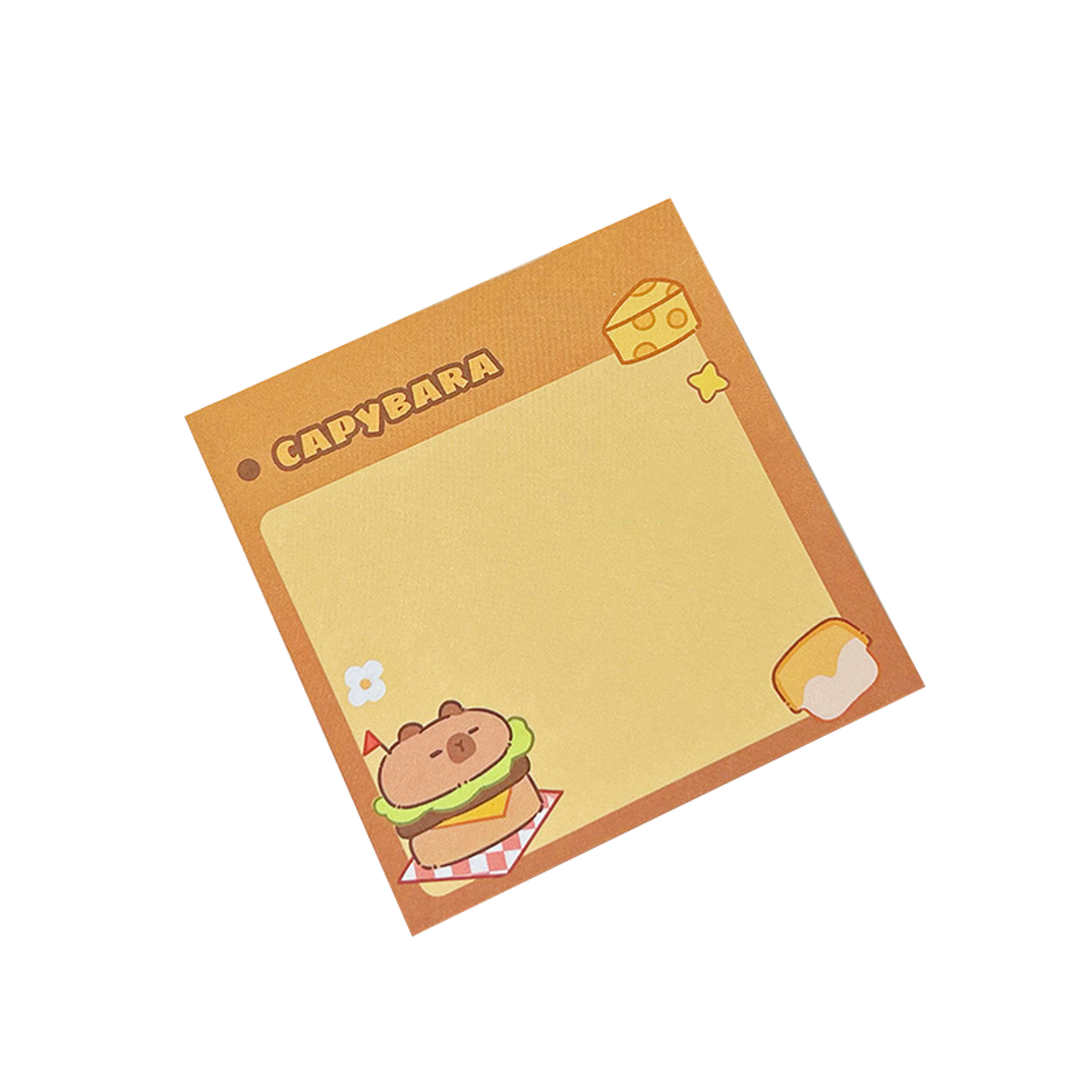 Capybara Memo Pad Cute Cartoon Stationery Notes For School And Office 7