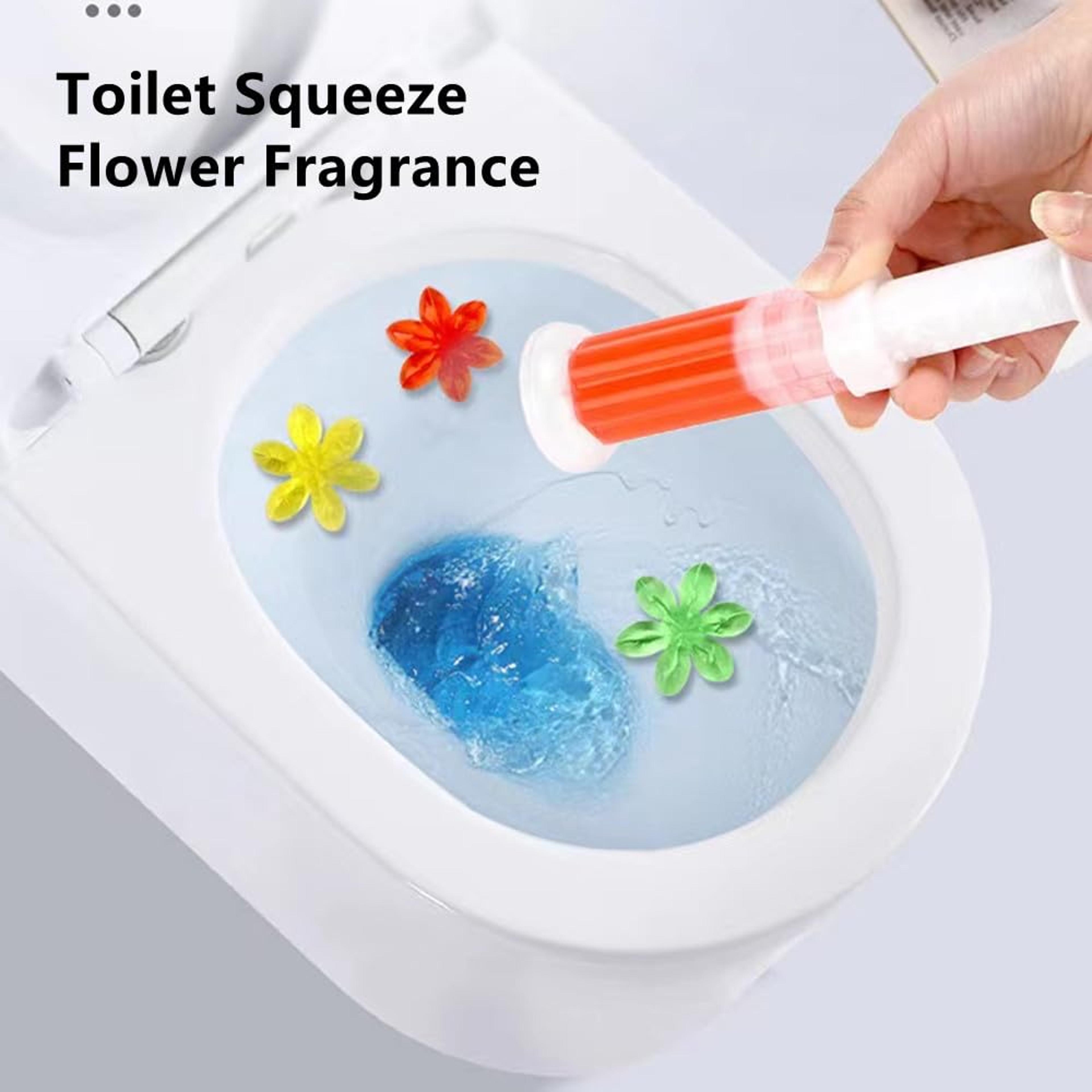 long lasting toilet cleaner gel stick freshener with toilet deodorizer tablet & fragrance boost