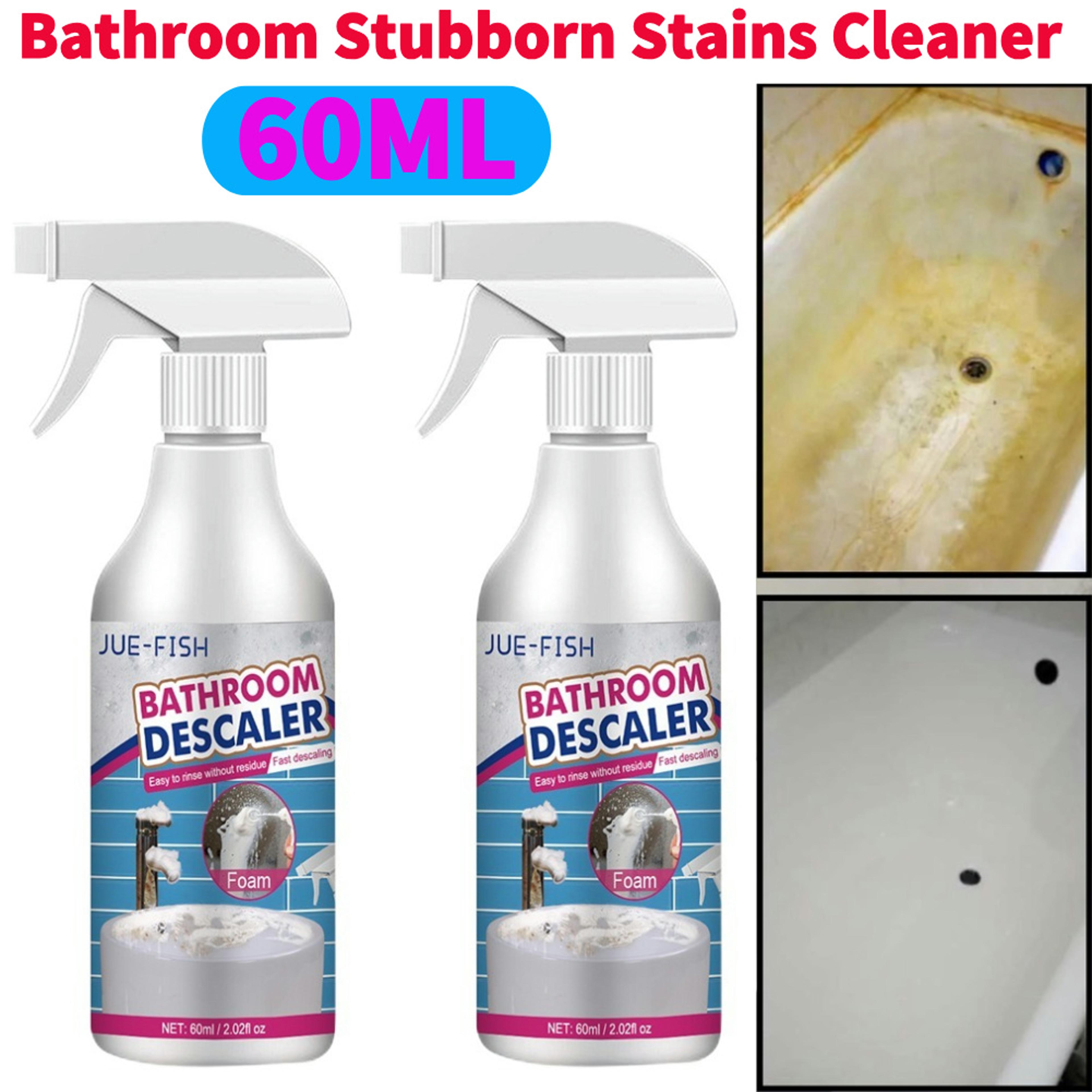 deep clean bathroom stain remover spray for tub tile and toilet