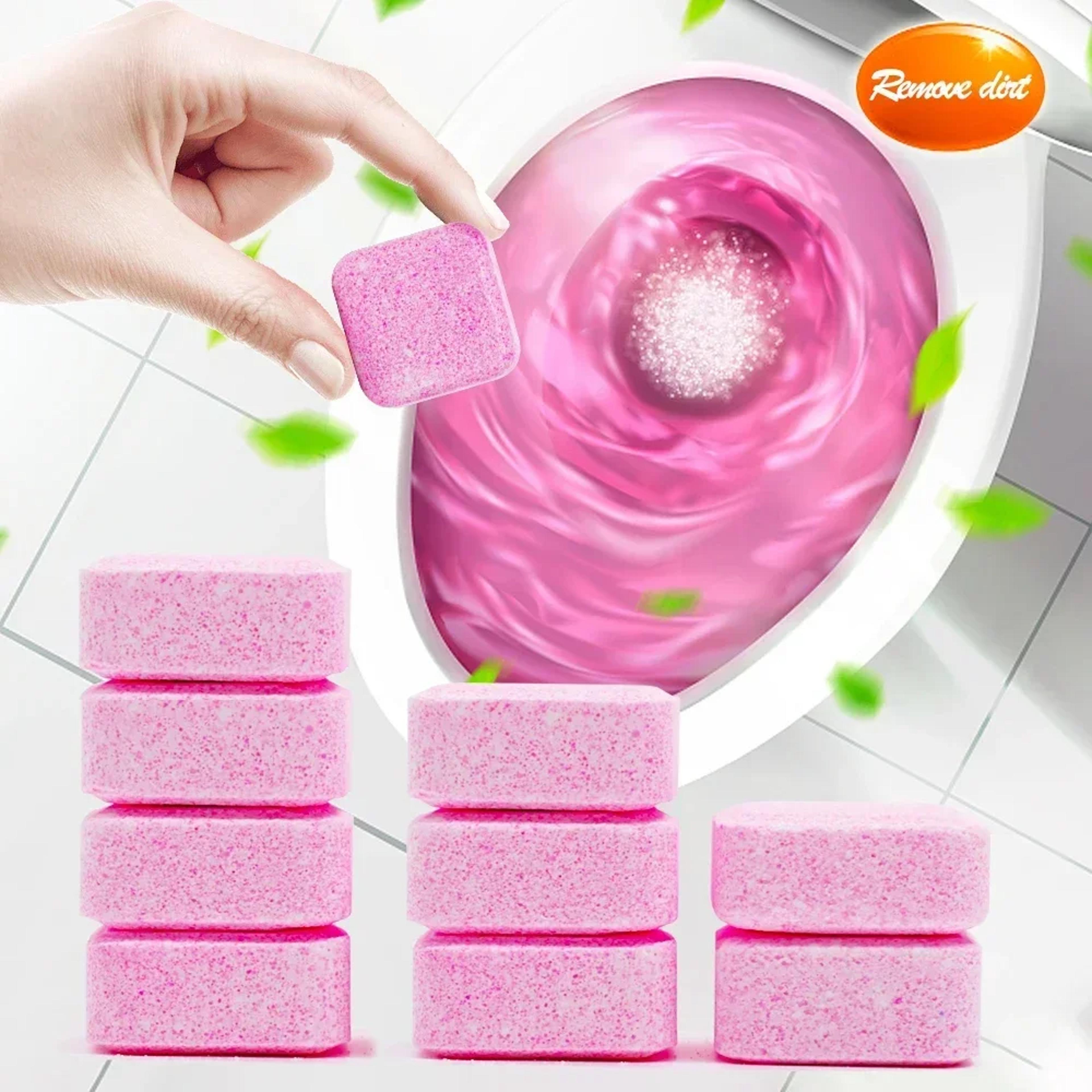 powerfizz toilet cleaning tablets effervescent toilet bowl cleaner for odor removal & stain defense