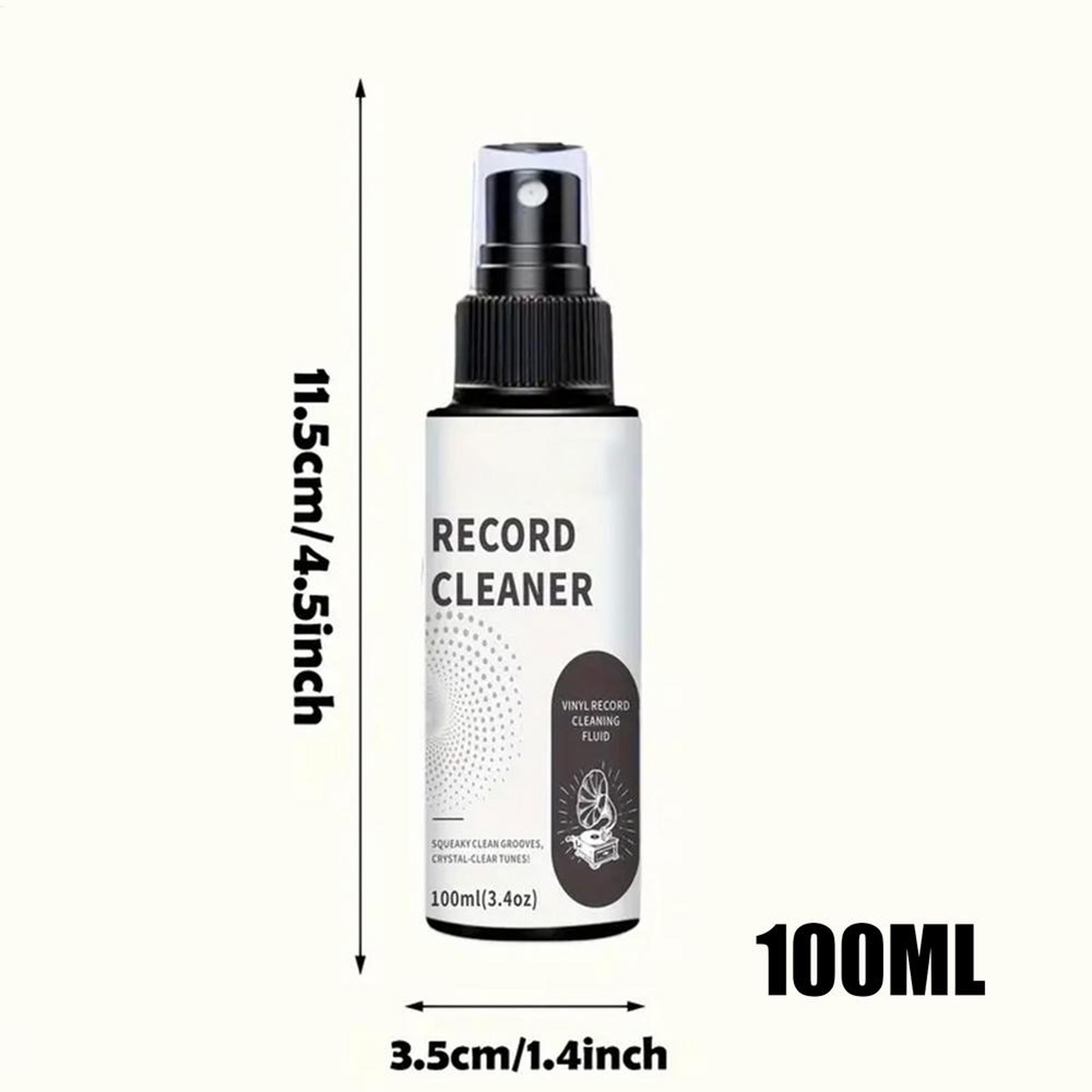 Premium Vinyl Record Cleaning Kit With Spray Solution  Microfiber Cloth For Deep LP Care 6