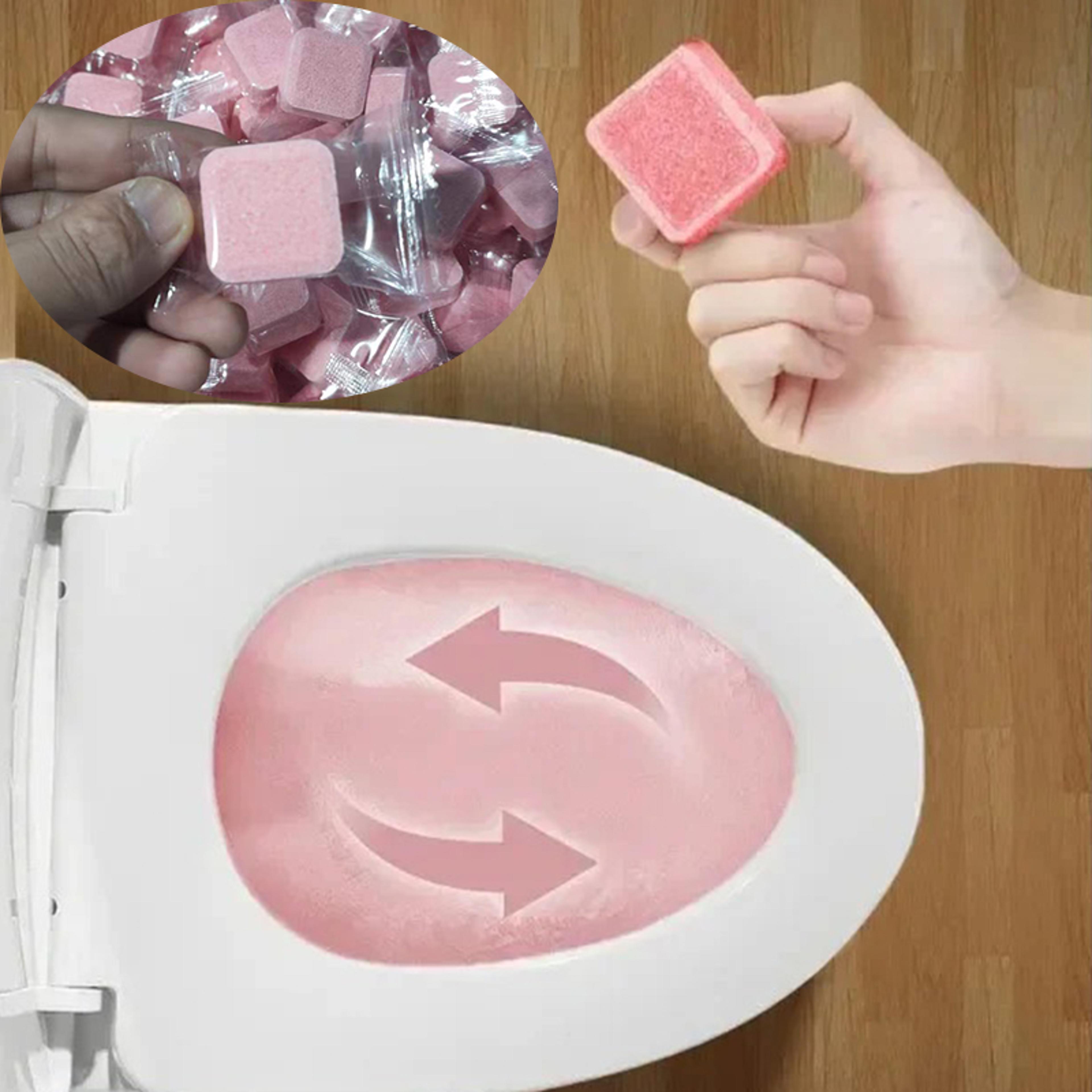 effervescent toilet cleaning tablets for deep clean odor removal and stain control