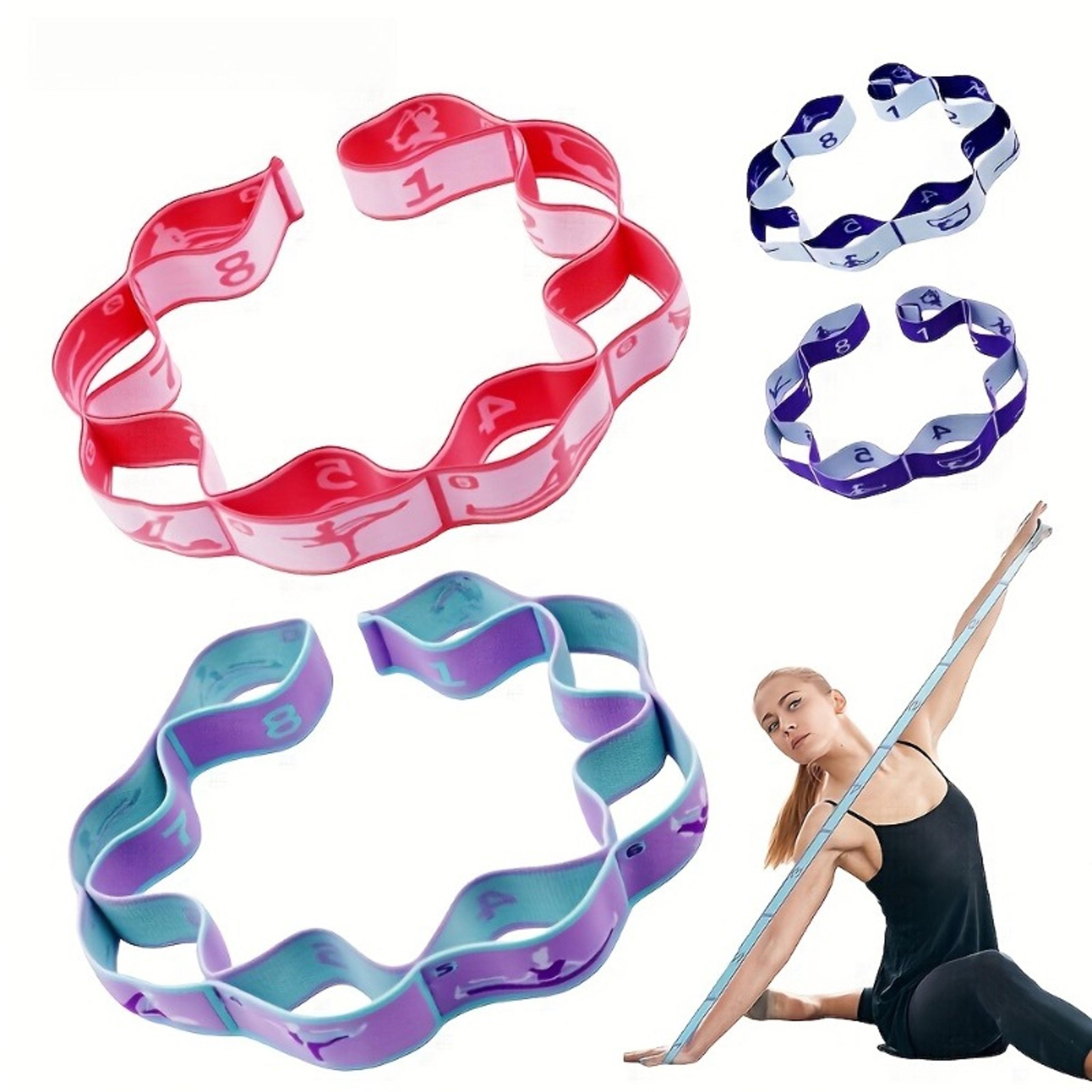 elastic resistance band for stretching pilates yoga strap dance training loop
