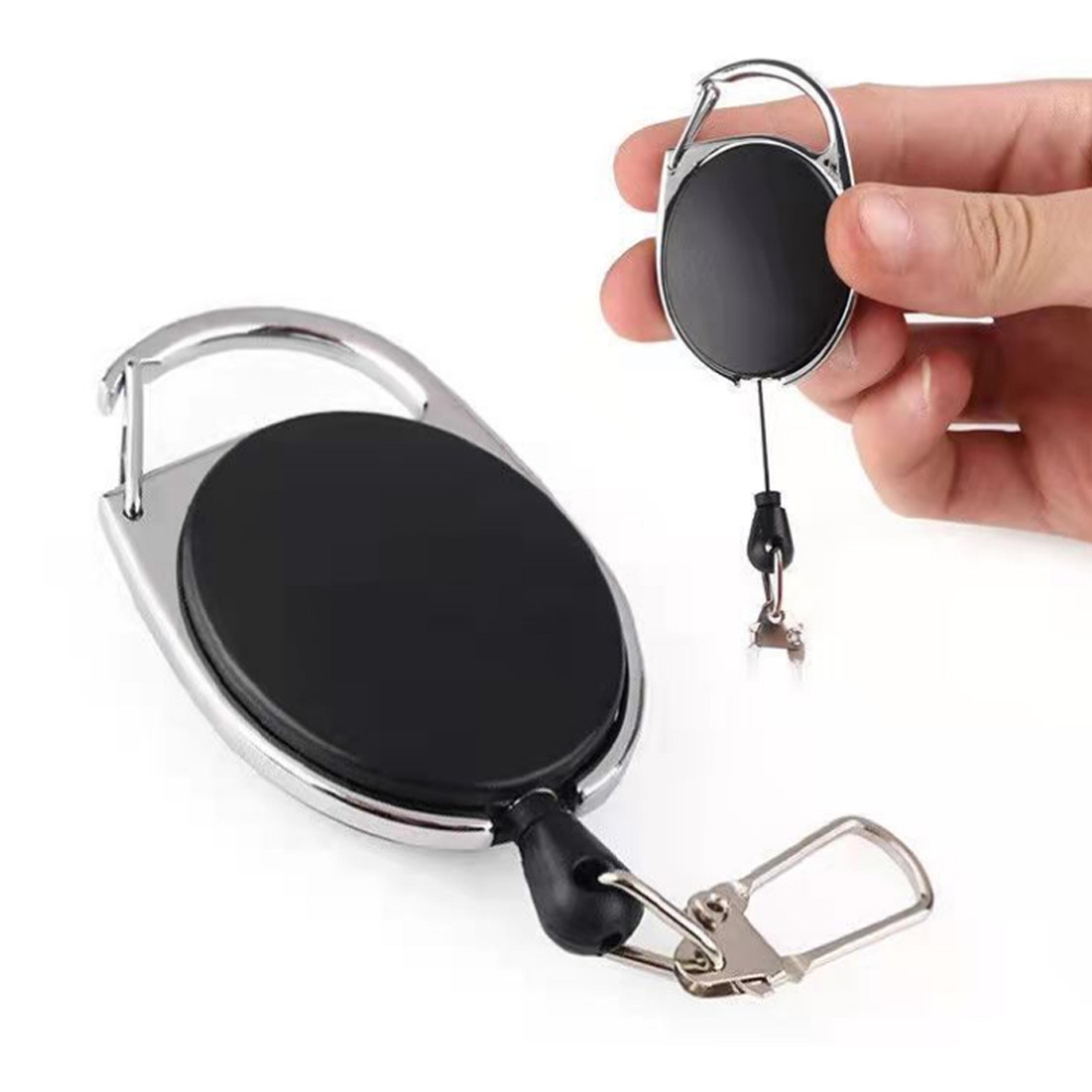 ProGrip Fly Fishing Retractor Heavy Duty Retractable Keychain Tool Keeper 0