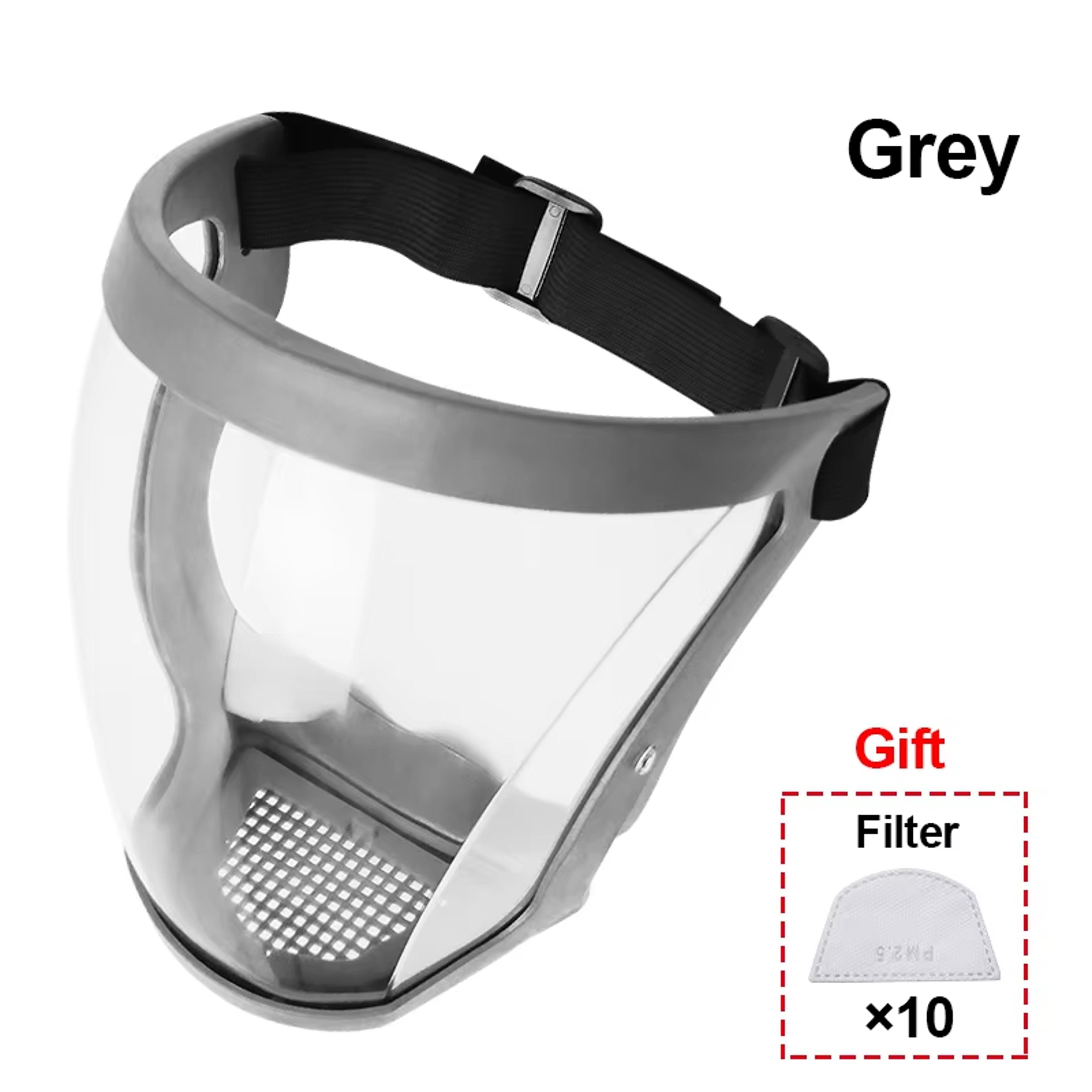 ClearGuard Anti Fog Full Face Shield Mask For Kitchen And Work Protection 9