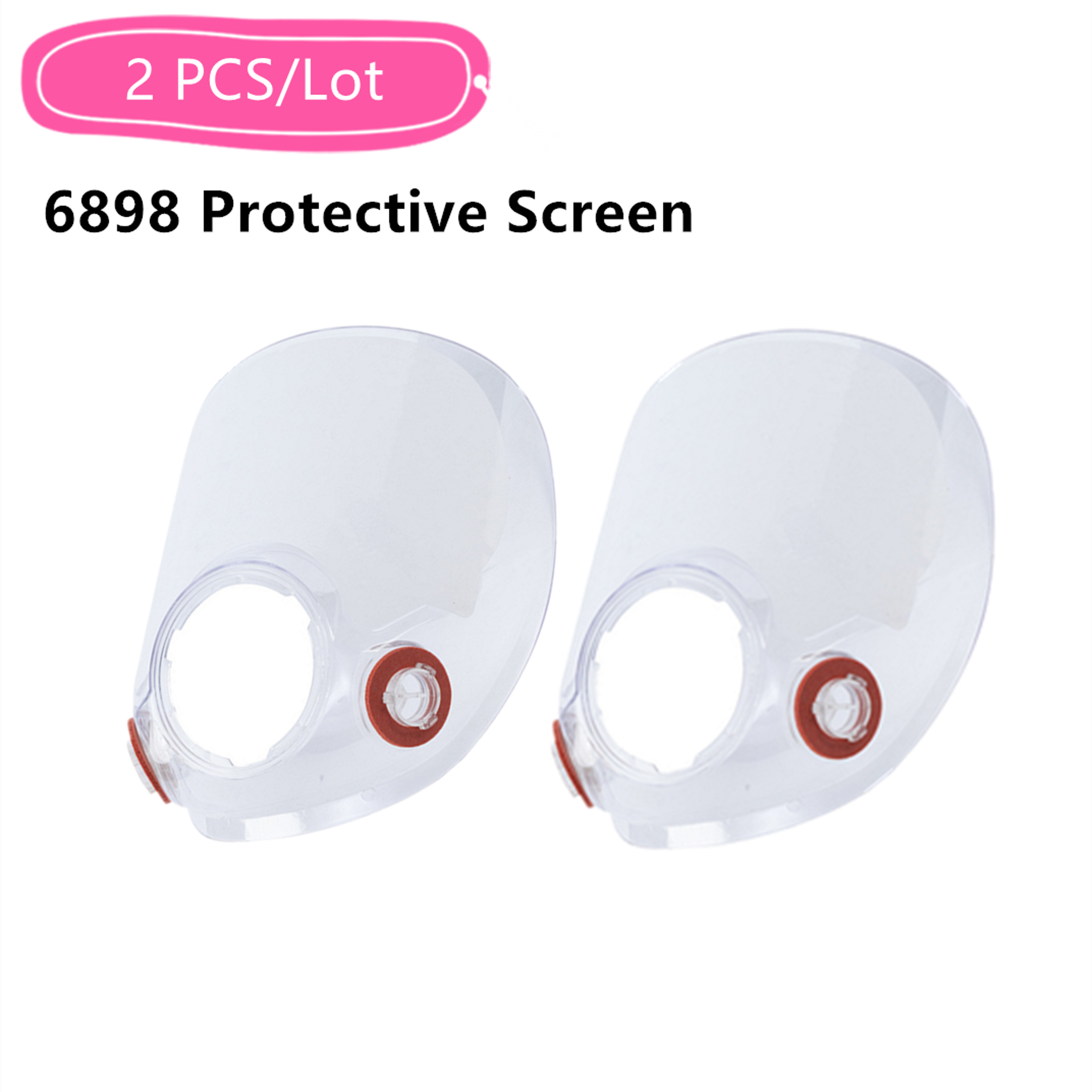 Replacement Face Shield Lens For Respirator Mask Pack Clear Protective Screen 6