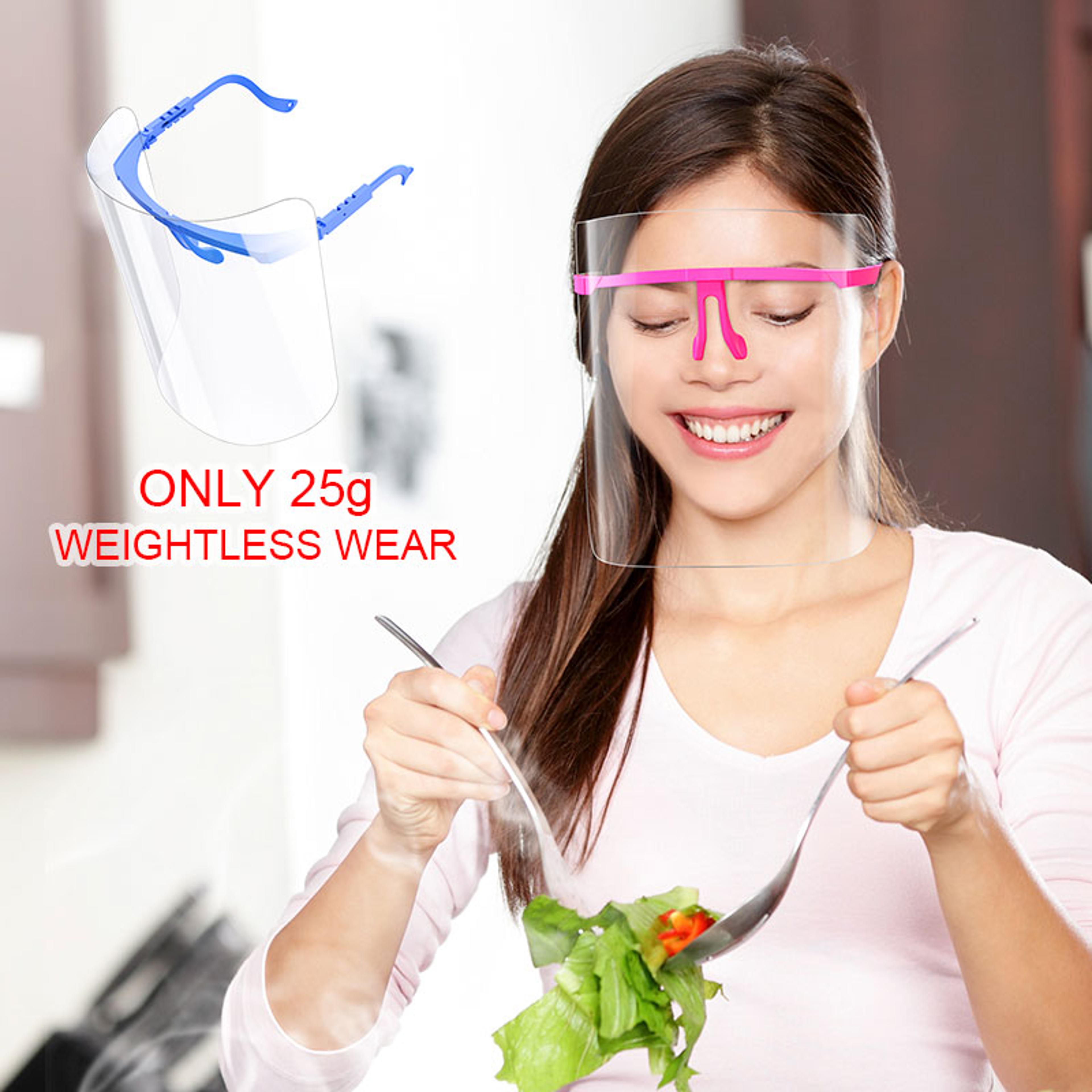 ClearGuard Kitchen Face Shield For Cooking Oil Splash Protection 2