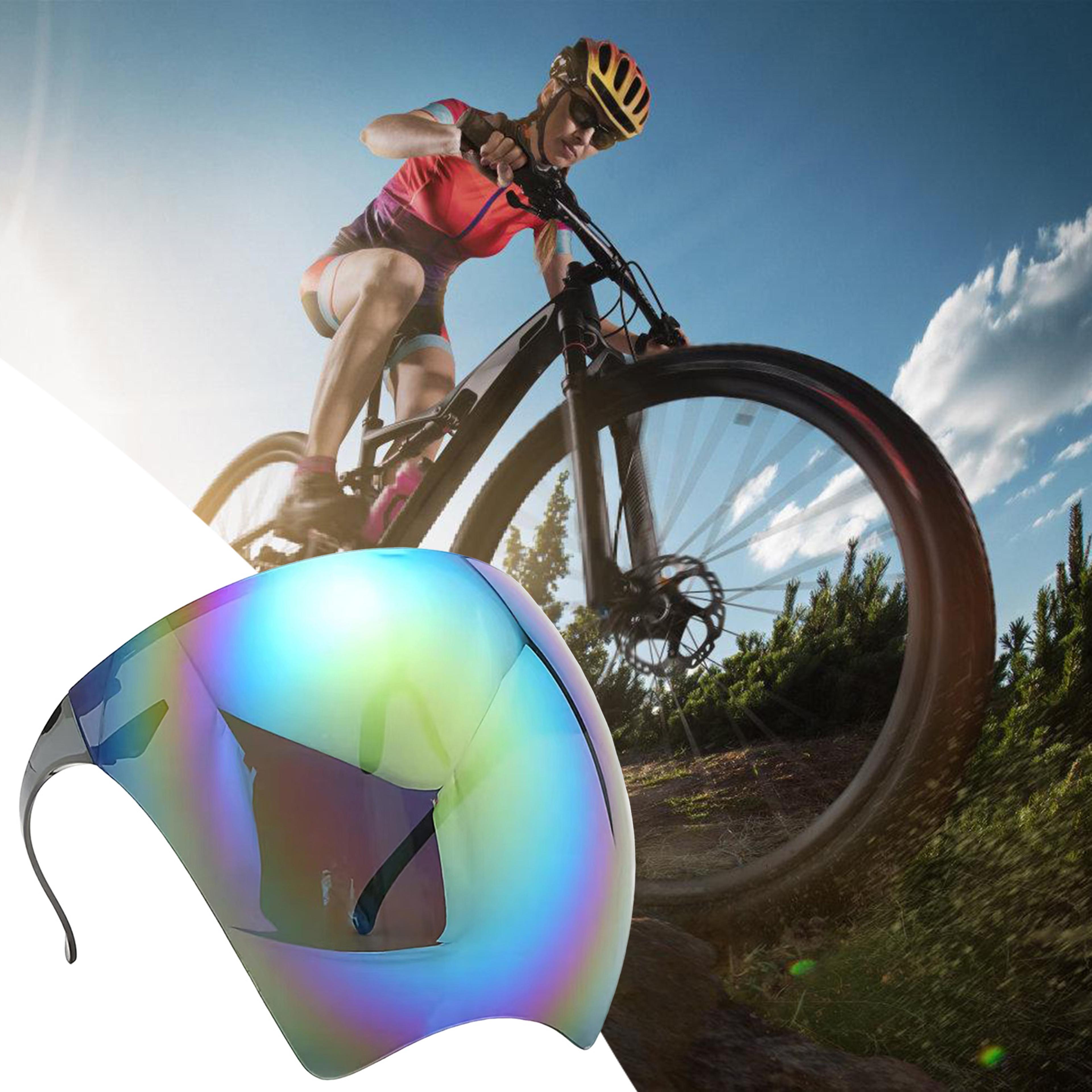 stormshield cycling face mask with anti fog goggles for motorcycle riding & mountain biking