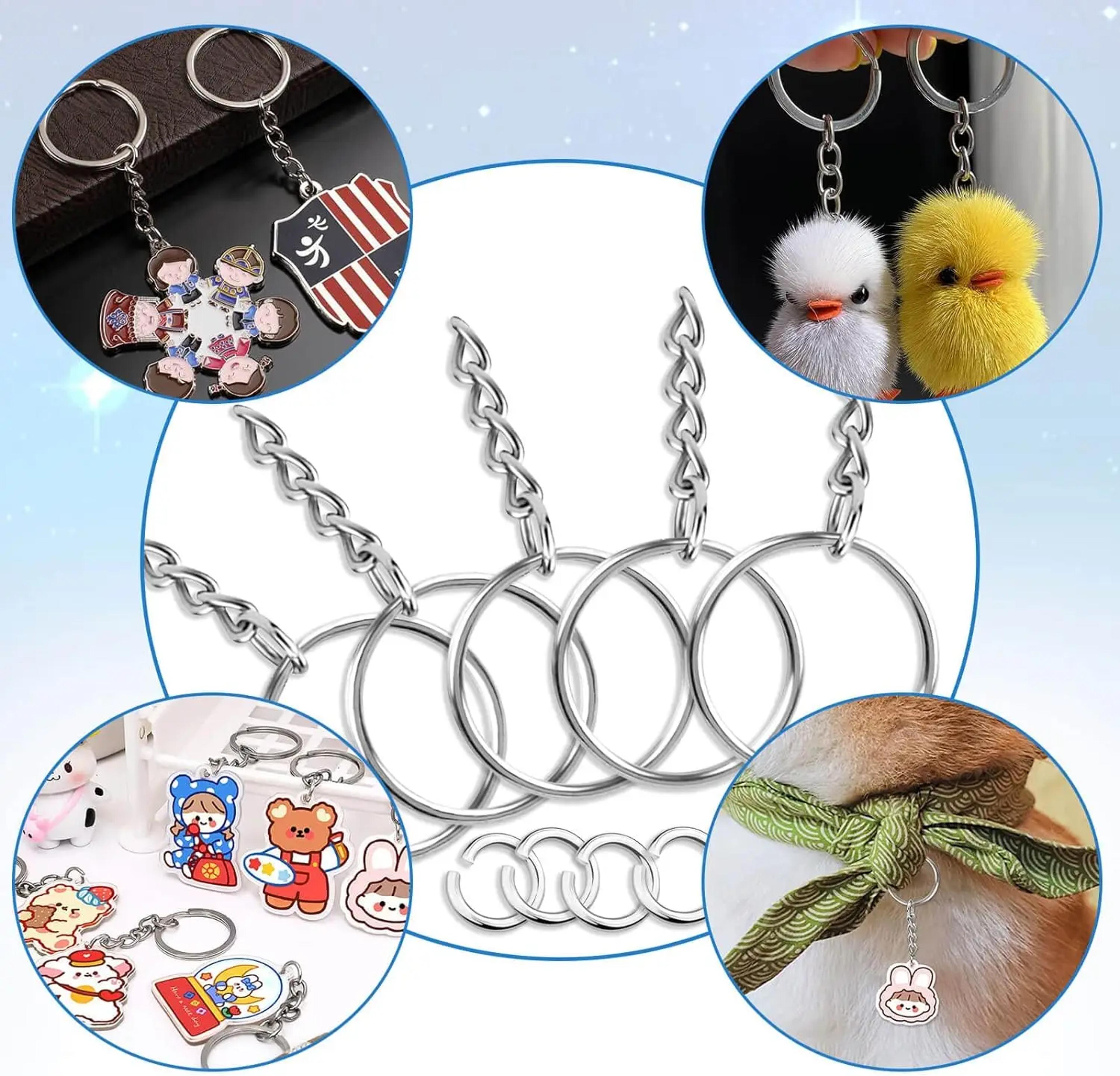 DIY Silver Keyring Split Rings For Custom Keychains  Key Holders 2