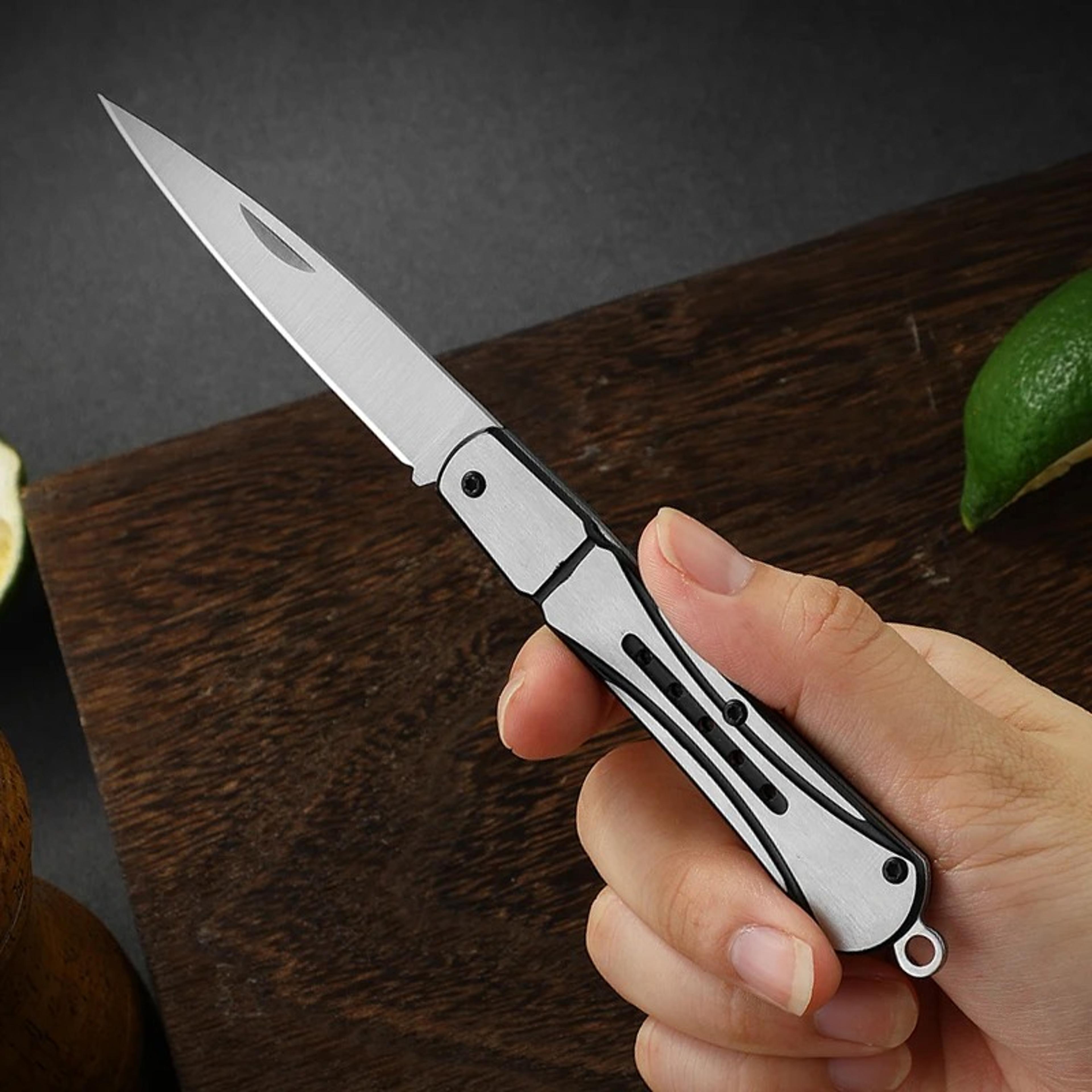 TrailEdge Portable Camping Knife  Folding Fruit Knife For Outdoor Adventures 4