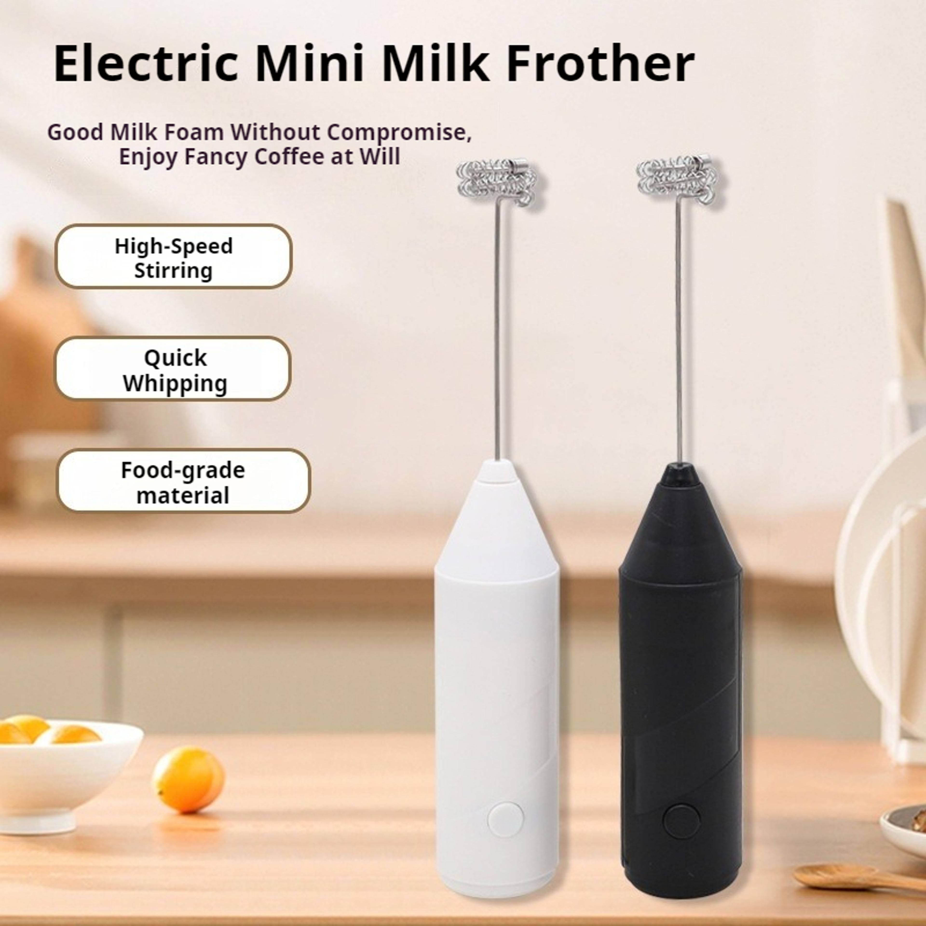velvetfoam handheld milk frother for coffee latte cappuccino & matcha